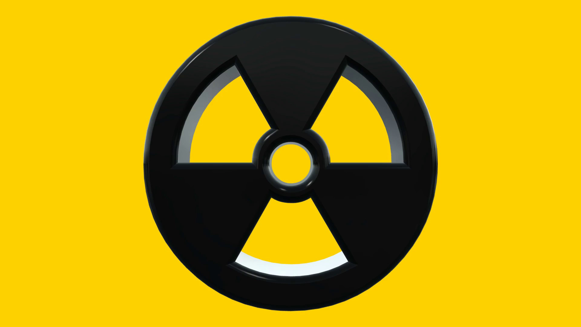 1920x1080 Moving Nuclear Radioactive Radiation Symbol Logo Motion Background -  VideoBlocks