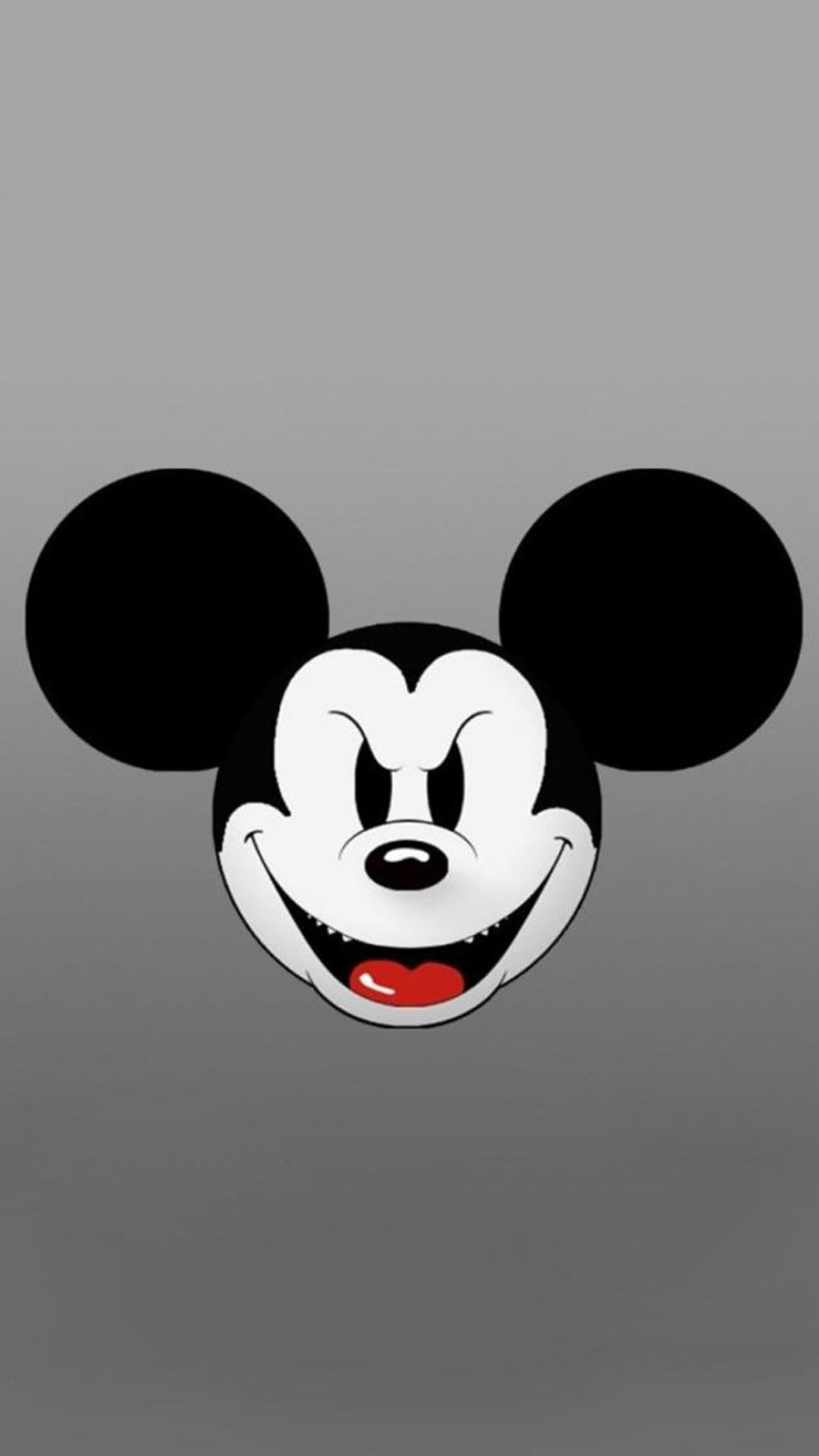 1080x1920 Cartoons Scary Mickey Mouse Grey Disney Angry