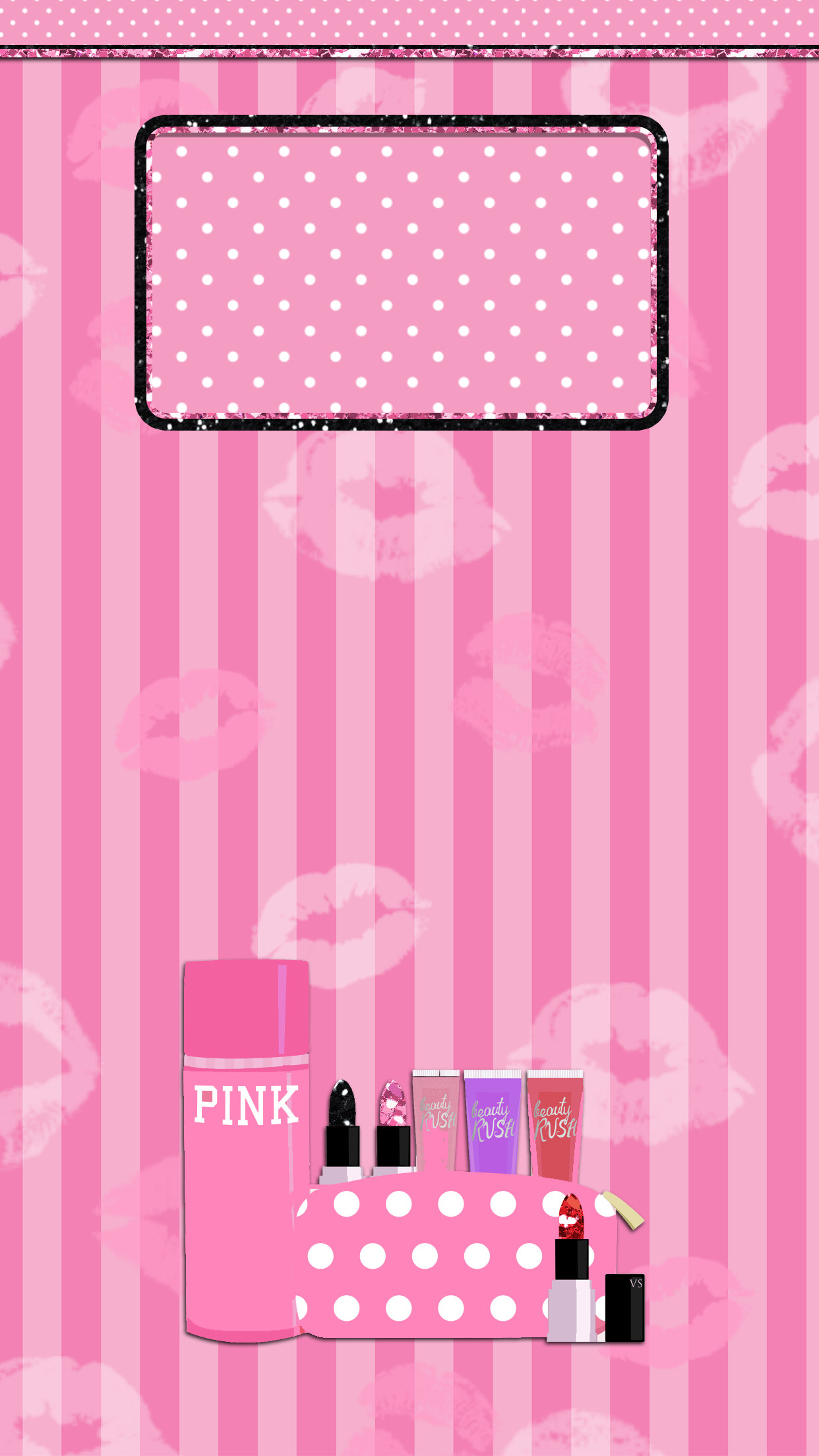 1242x2208 Pink-Victoria-Secret-Lockscreen-Wallpaper