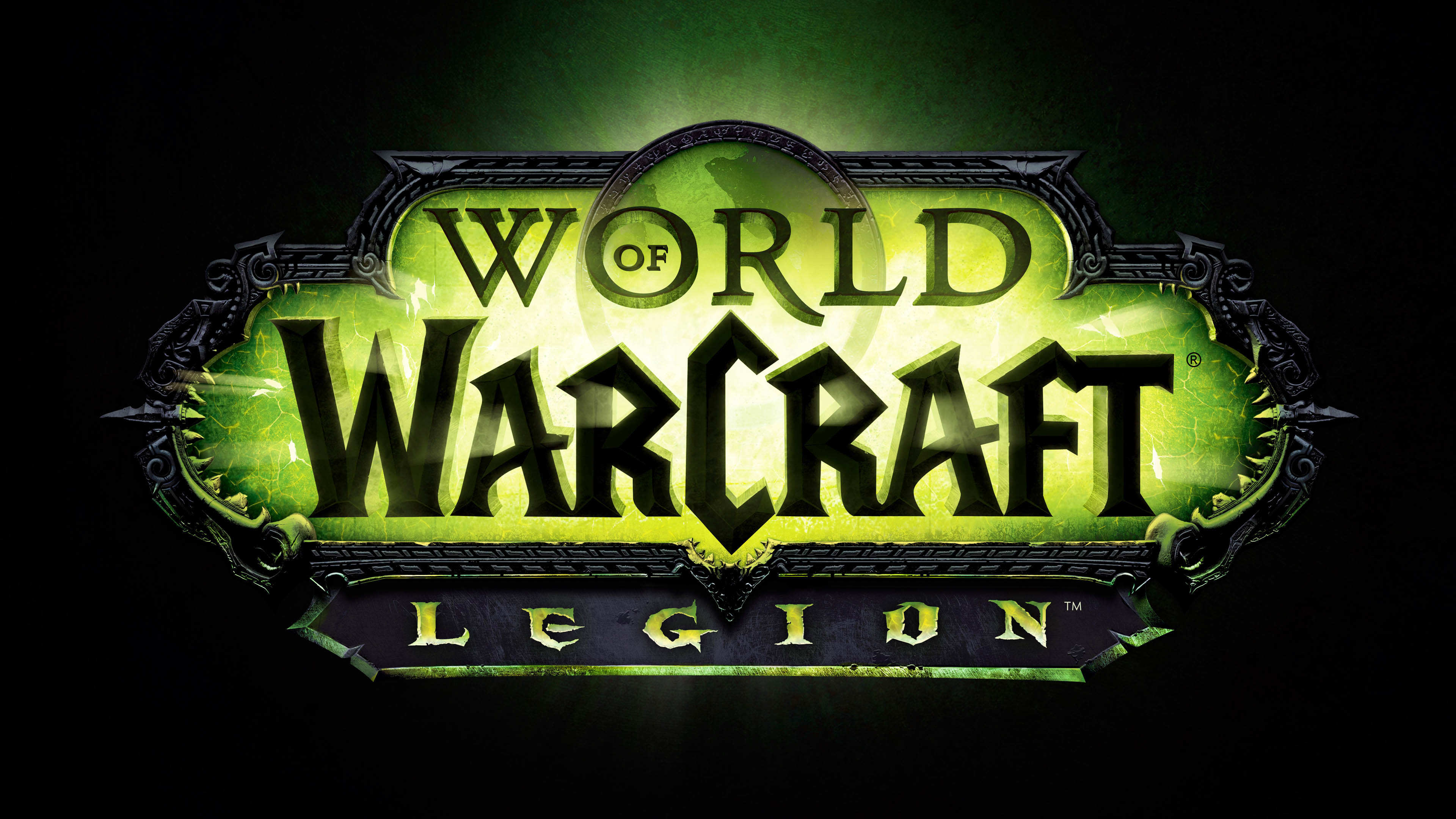 3840x2160 World of Warcraft Legion Logo  wallpaper