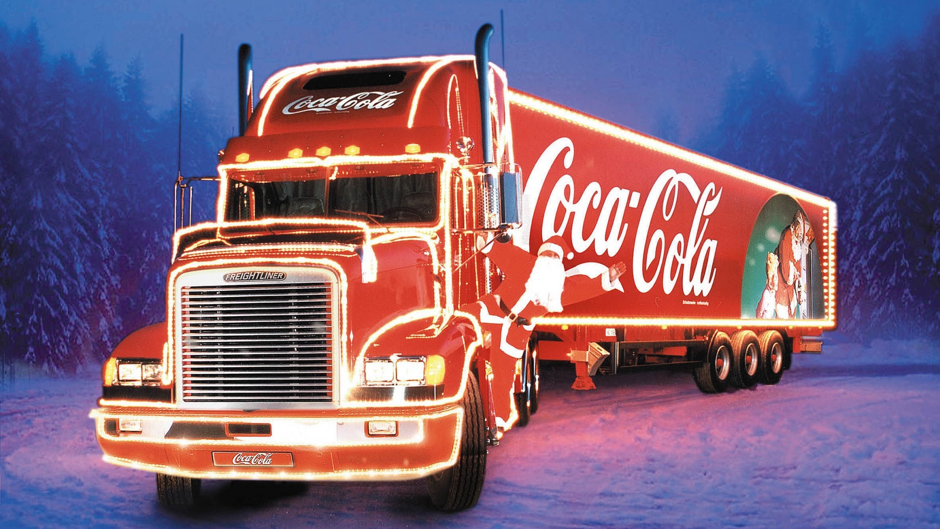 1920x1080 Coca-Cola Christmas Truck HD Wallpaper. Â« Â»