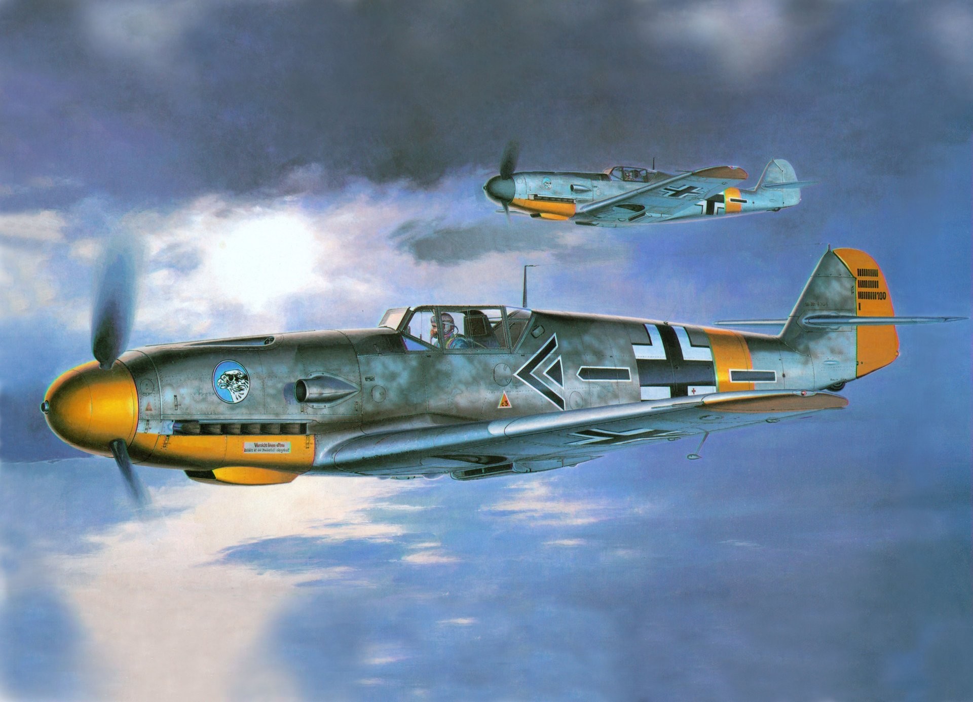 1920x1386 picture plane bf -109f2 messerschmitt messerschmitt squadron commander jg51  jagdgeschwader 51 moelders luftwaffe luftwaffe the