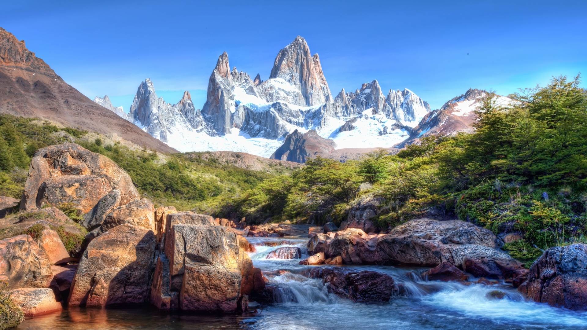 1920x1080 Mountains and River wallpaper background hd 1080P,Picturesque .