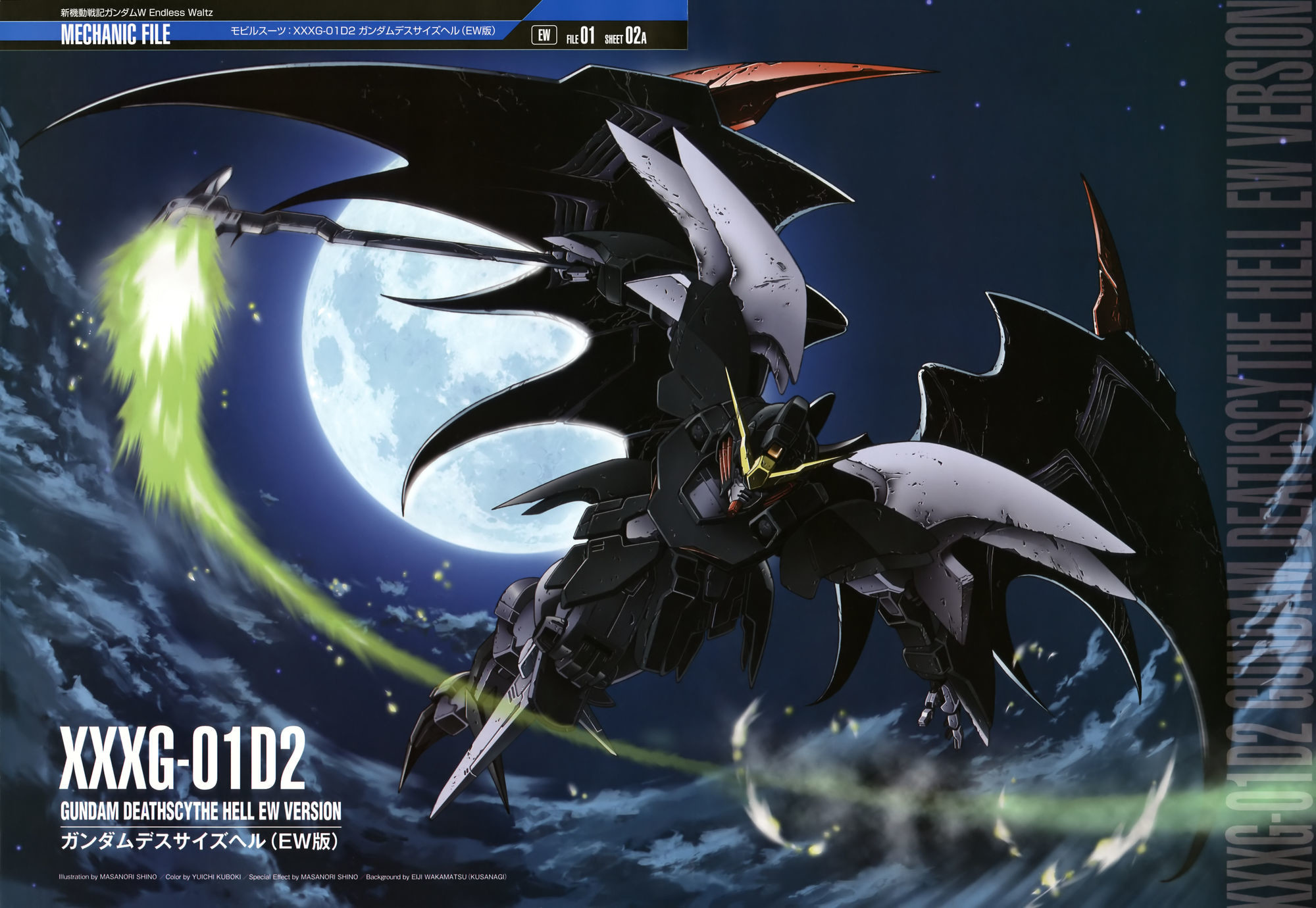 2000x1380 Gundam Deathscythe Hell (EW Version)