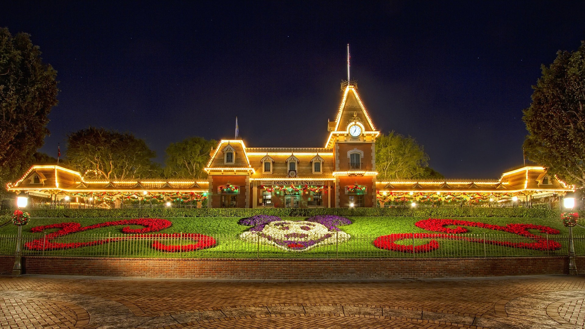 1920x1080  Christmas at Disneyland. How to set wallpaper on your desktop?  Click the download link from above and set the wallpaper on the desktop  from your ...