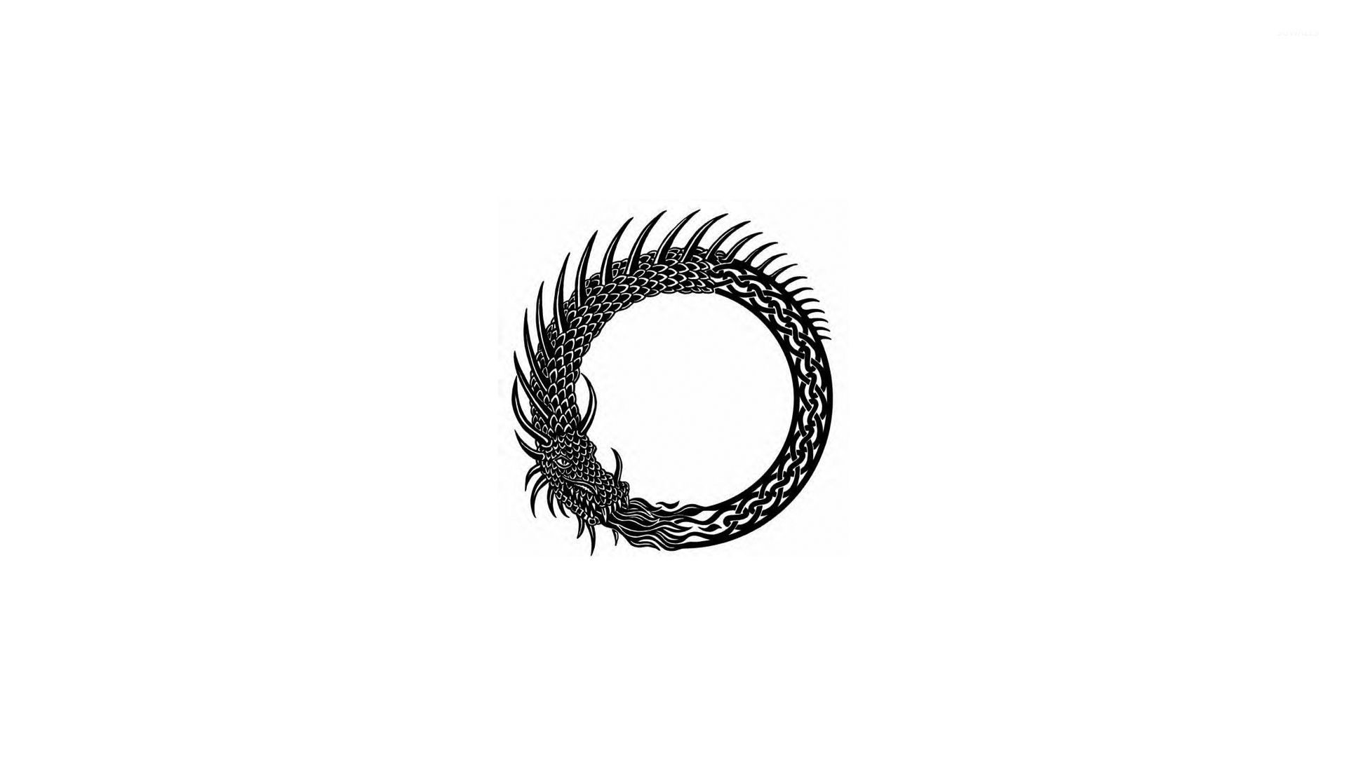 1920x1080 Black dragon ring wallpaper