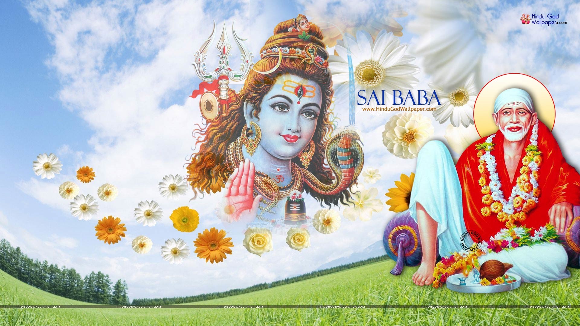 1920x1080 Download Sai Baba Wallpapers - Sai Baba Wallpapers, Sai Wallpaper, Shirdi  Sai Baba, Sathya Sai Wallpapers. | Sai Baba Wallpapers | Pinterest | Sai  baba