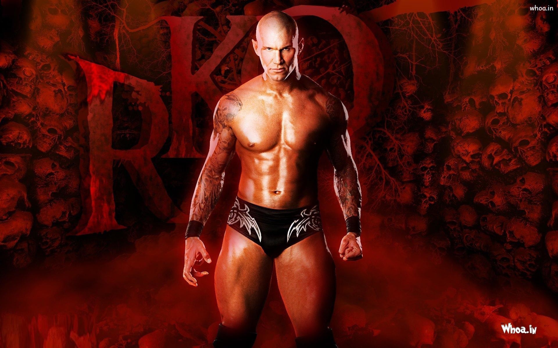 1920x1200 ... Headhunting Randy Orton with red Background HD Wallpaper ...