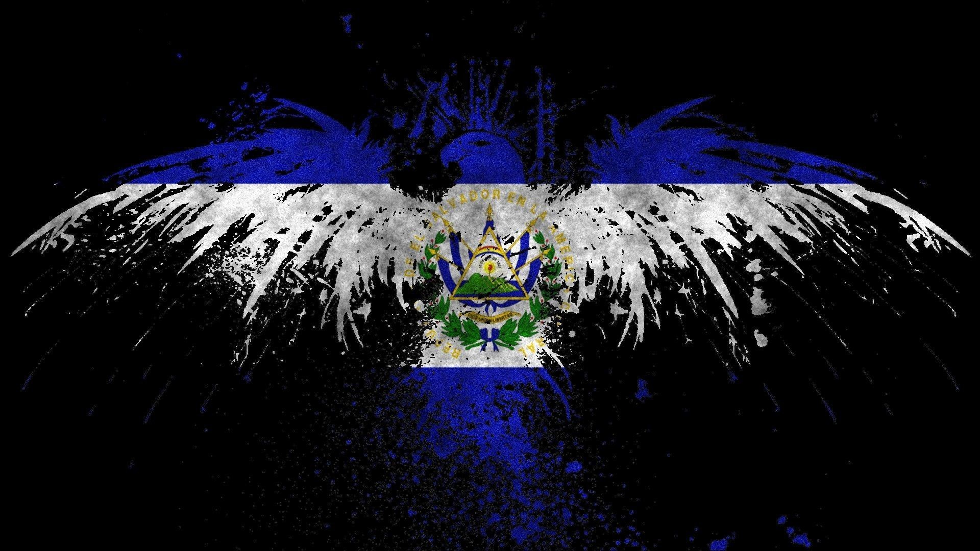 El Salvador Flag Wallpaper.