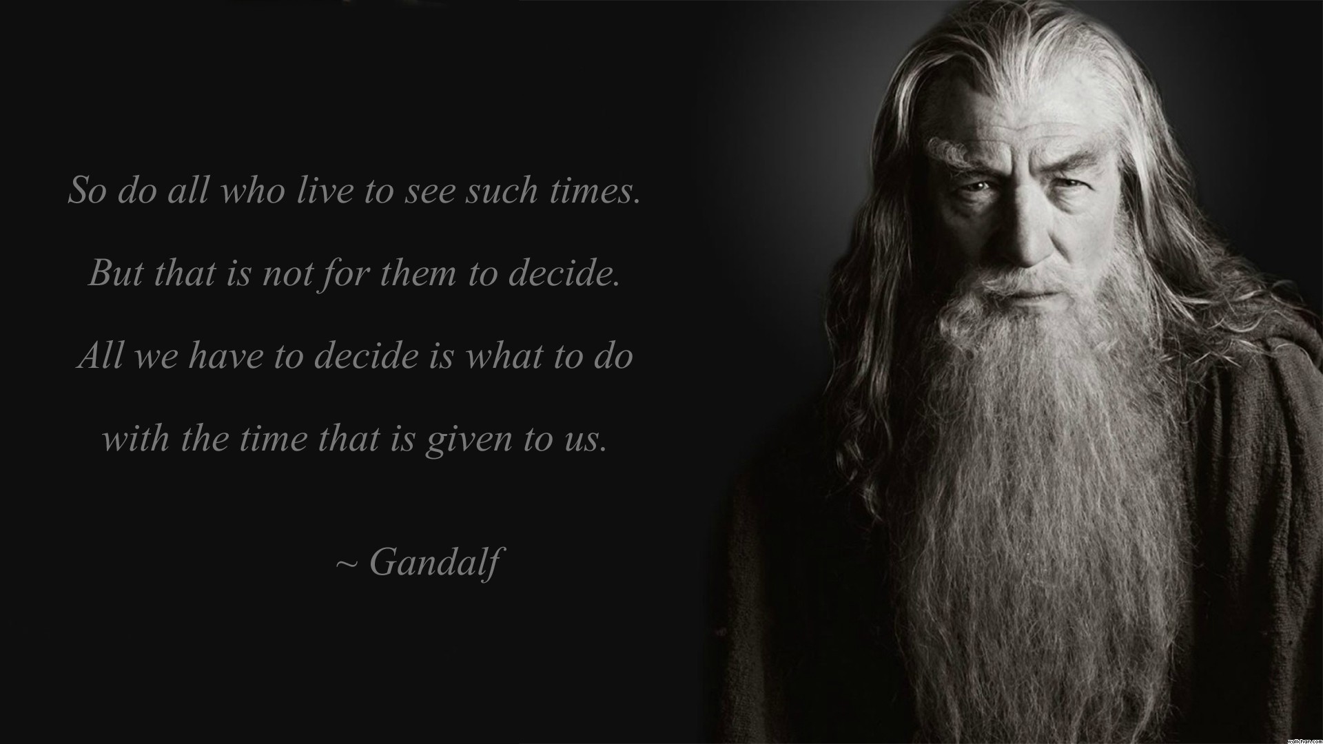 1920x1080 Gandalf Wallpaper Quote ...