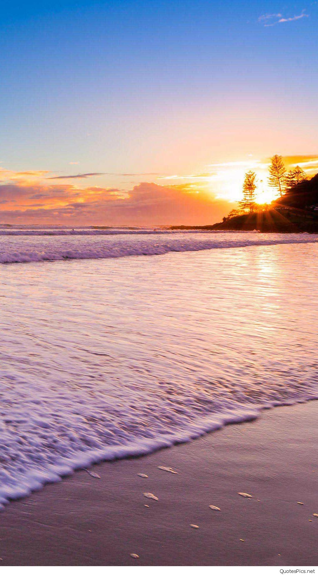 1080x1950 Sunset-At-The-Beach-iphone-6-wallpaper-ilikewallpaper_com