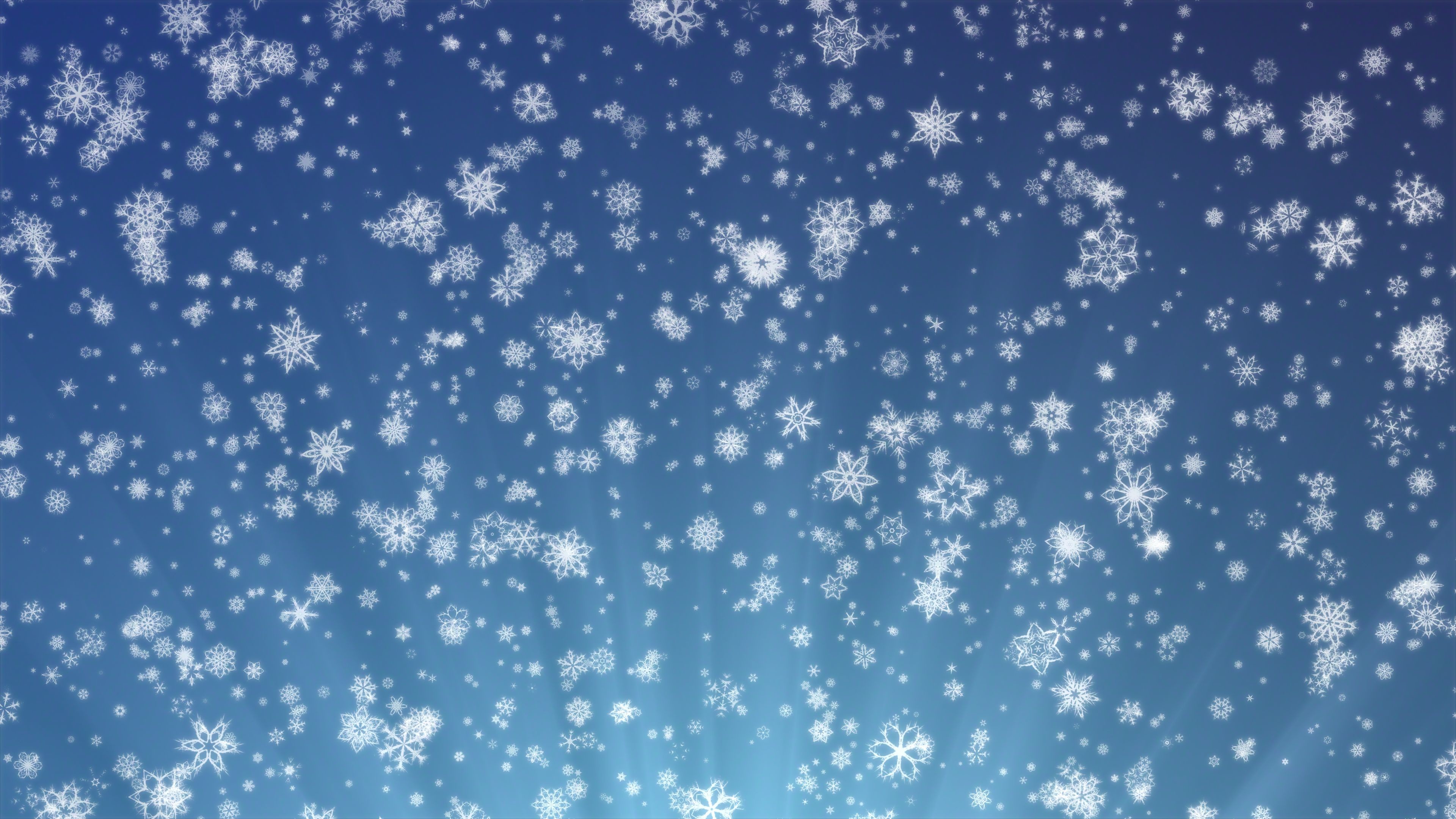 3840x2160 'Pretty Snow' - Snowflakes And Christmas Motion Background Loop-SampleStill