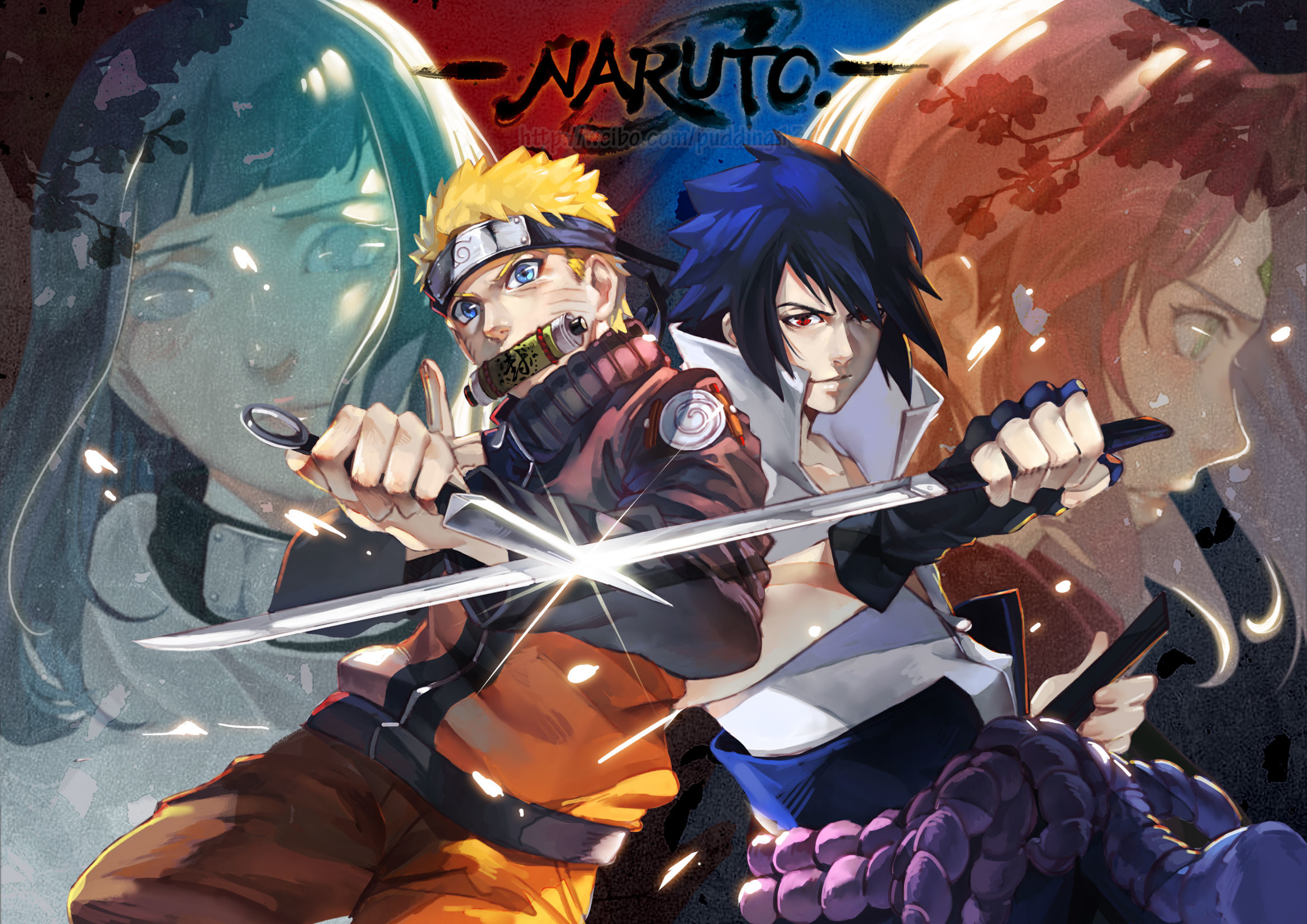 Naruto And Sasuke And Sakura And Kakashi - Naruto Sasuke Sakura E Kakashi  Png - & Background, Naruto Hinata Sakura and Sasuke HD phone wallpaper