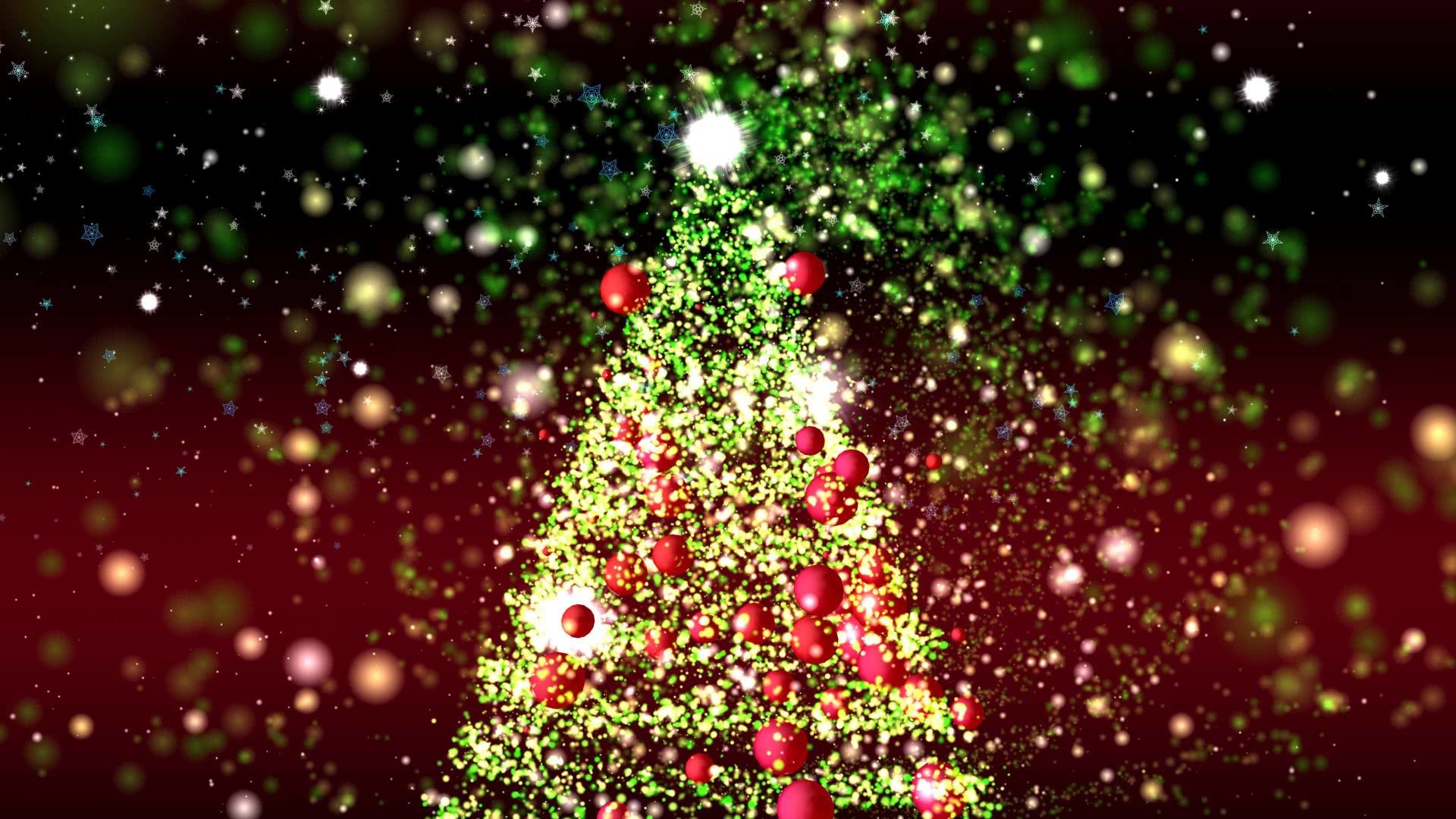 1920x1080 4K GREAT CHRISTMAS TREE ANIMATION ULTRA-HD PARTICLES BACKGROUND AA VFX -  YouTube