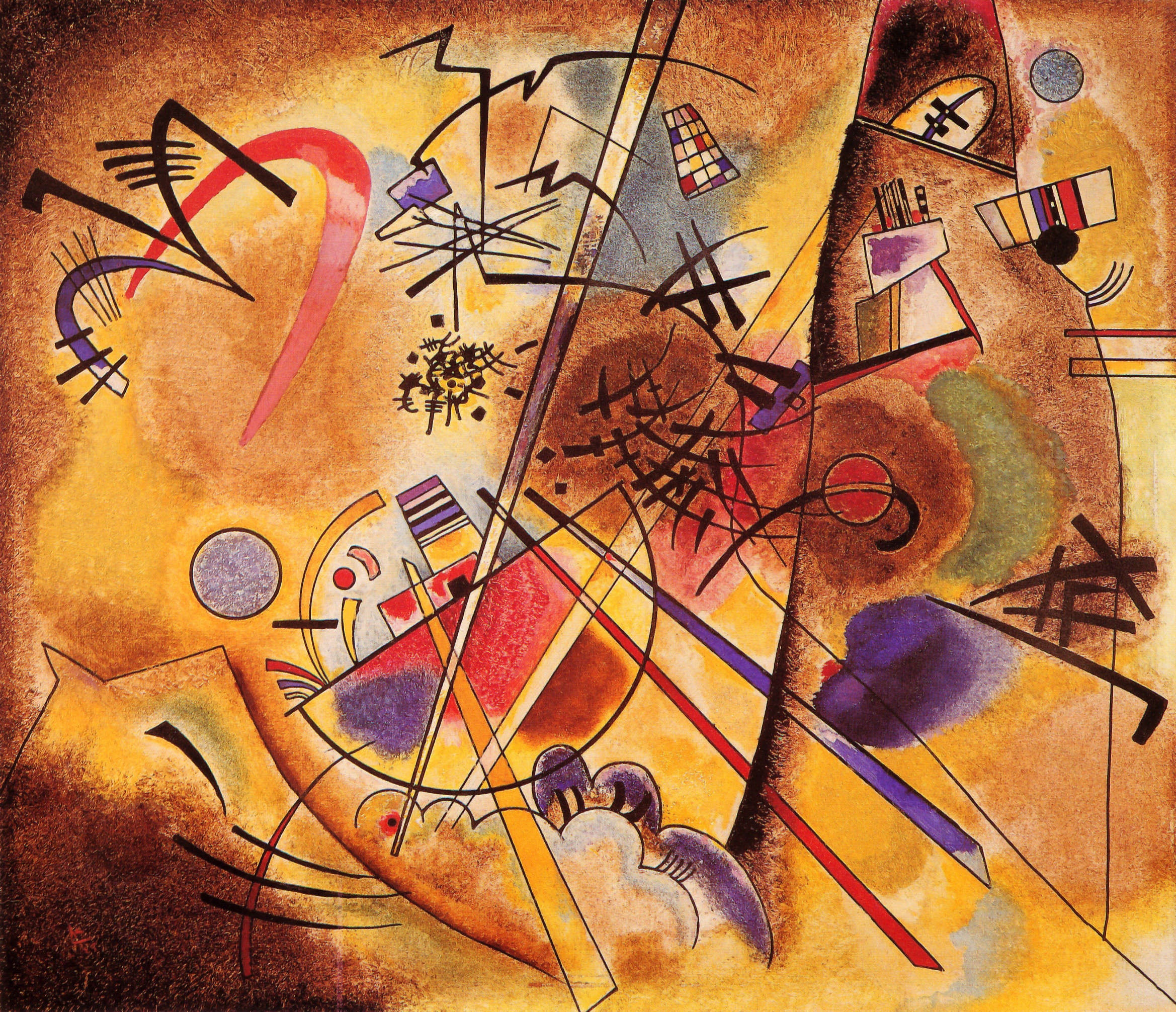 2338x2012 3430x2353 Wassily Kandinsky, Painting, Classic Art, Abstract, Colorful  Wallpaper .