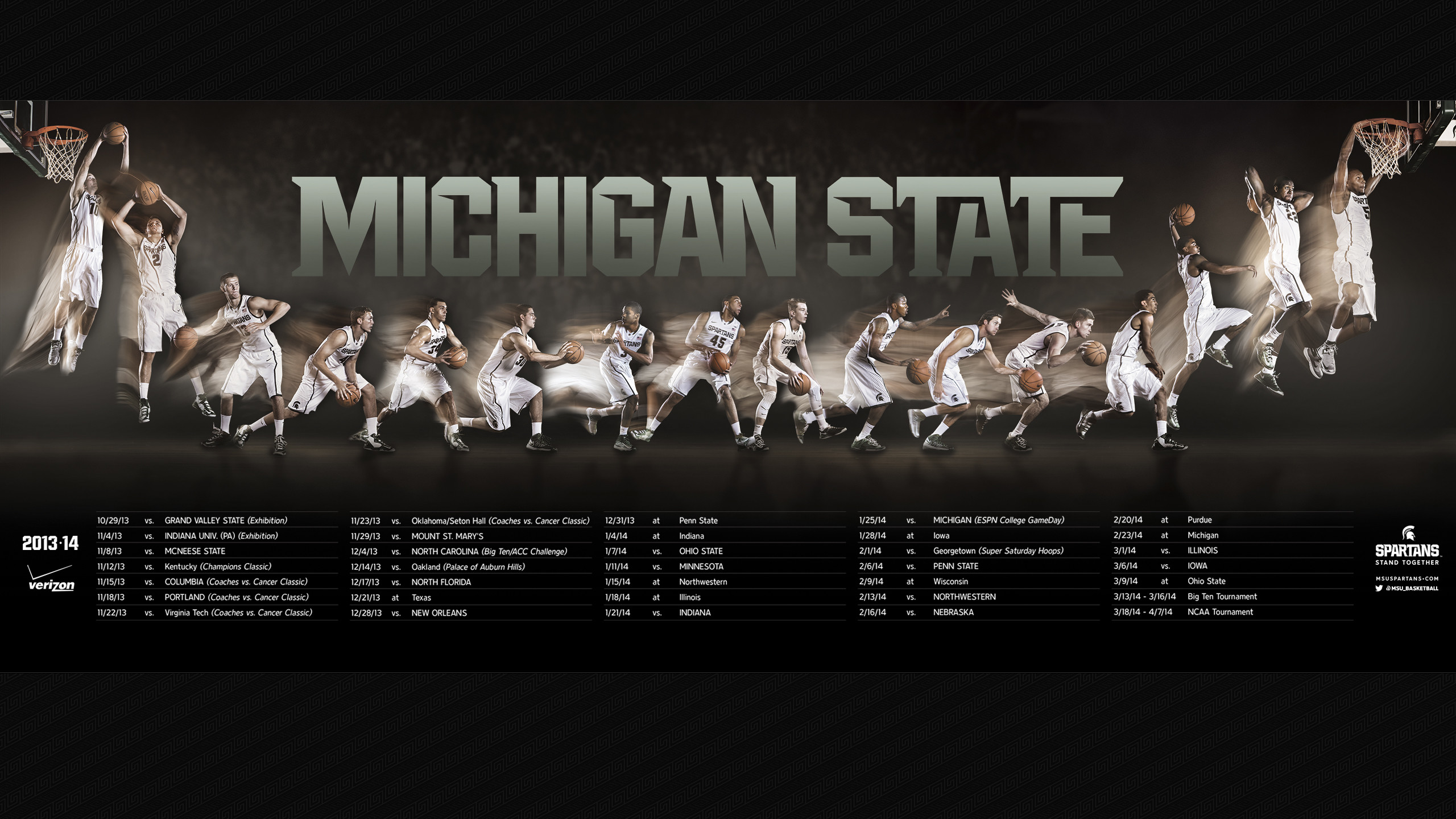 2560x1440 Michigan State Basketball Wallpaper Images & Pictures - Becuo