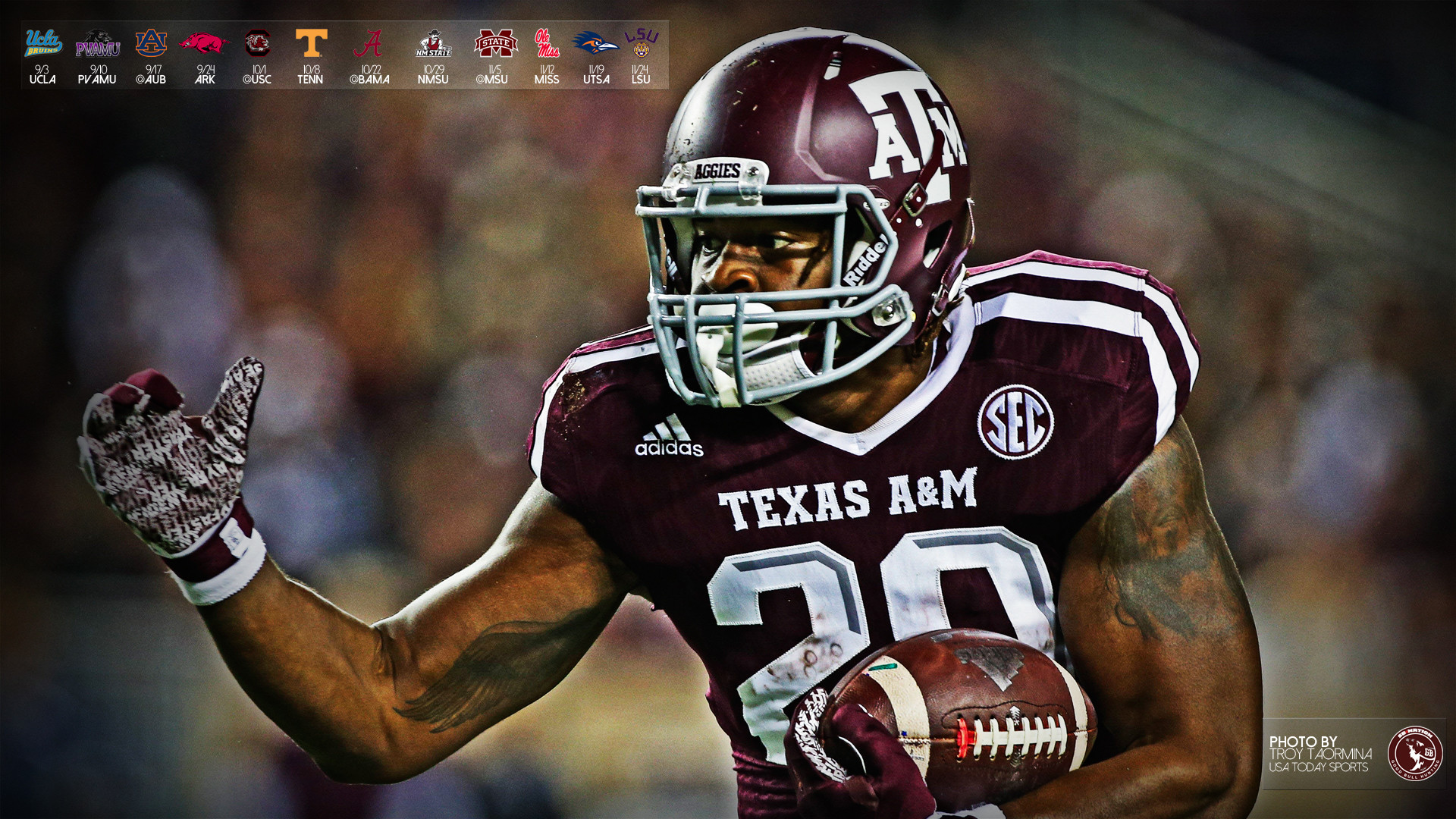1920x1080 2016 Aggie Football Wallpapers