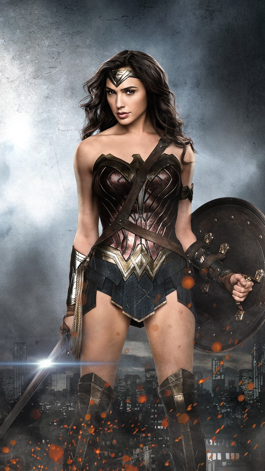 1080x1920 Wonder Woman Gal Gadot iPhone Wallpaper resolution 