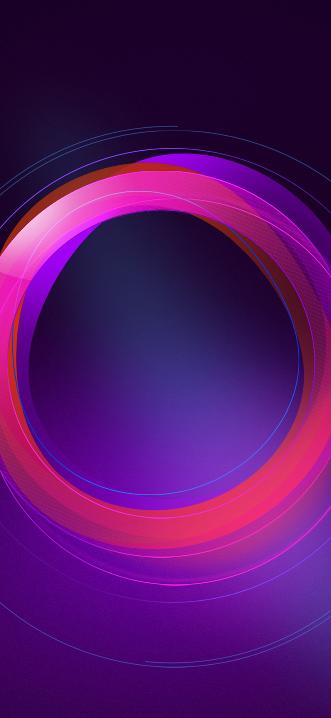 1125x2436 iPhoneXpapers.com | iPhone X wallpaper | vw26-circle-abstract-purple -pattern-background