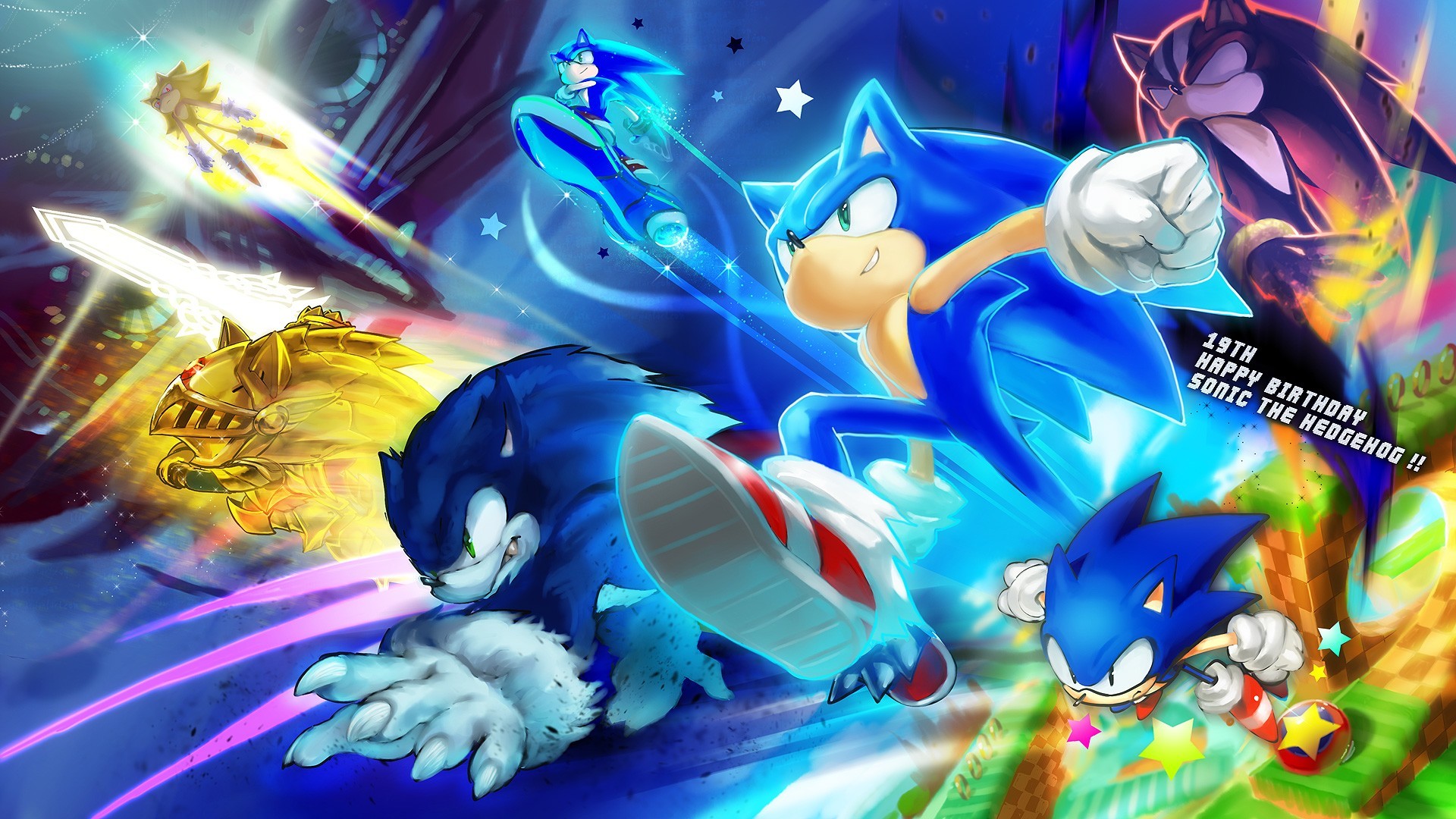 1920x1080 Sonic The Wallpaper  Sonic, The, Hedgehog, 3D, Sonic, Happy .
