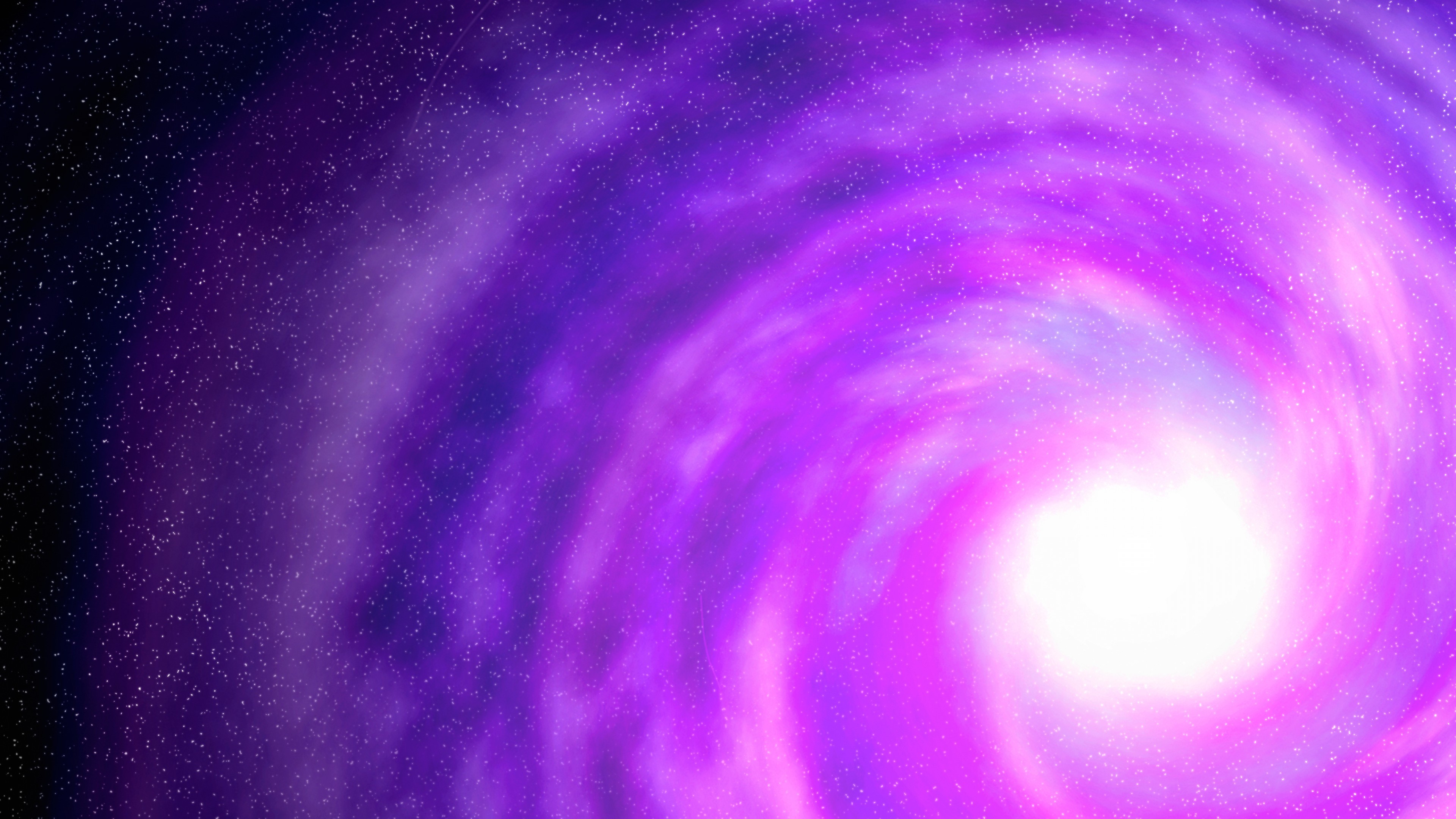 3840x2160 Beautiful swirling purple galaxy - 4K UHDTV