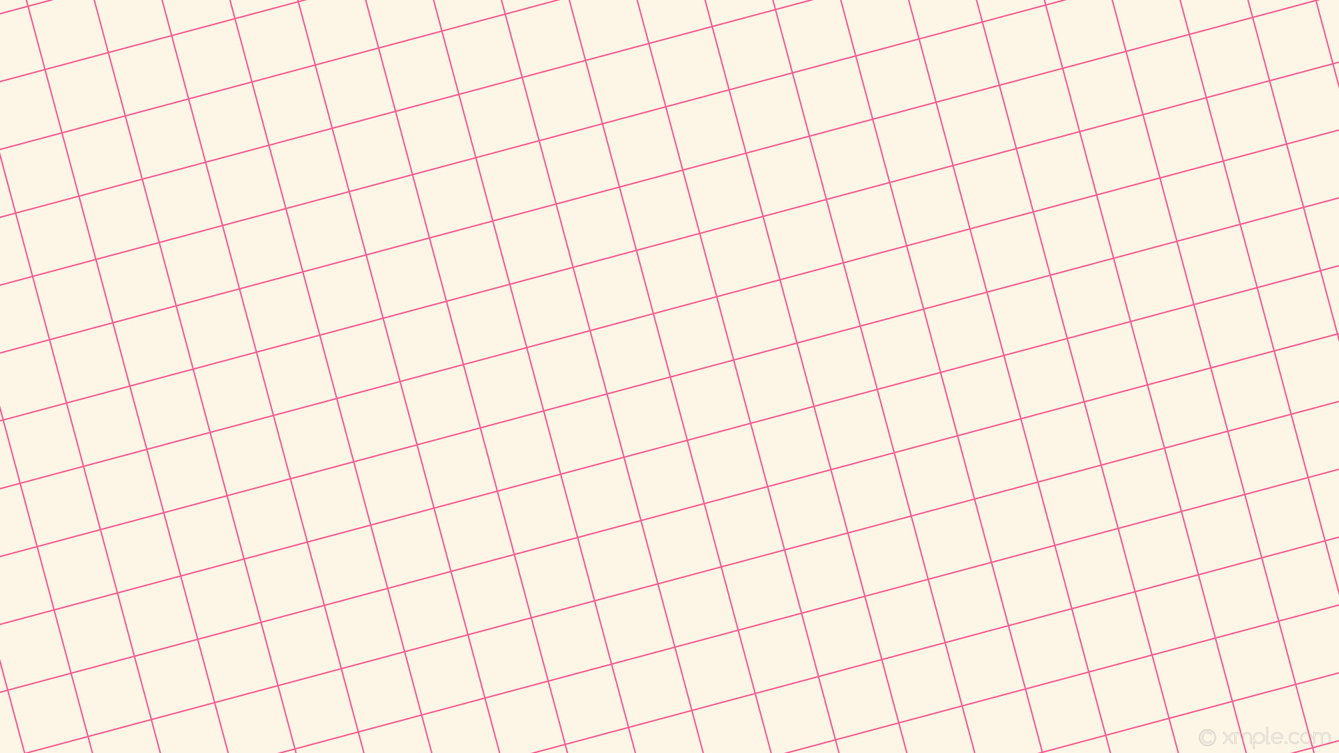 1920x1080 wallpaper graph paper white grid pink old lace #fdf5e6 #f61b6e 15Â° 2px 94px
