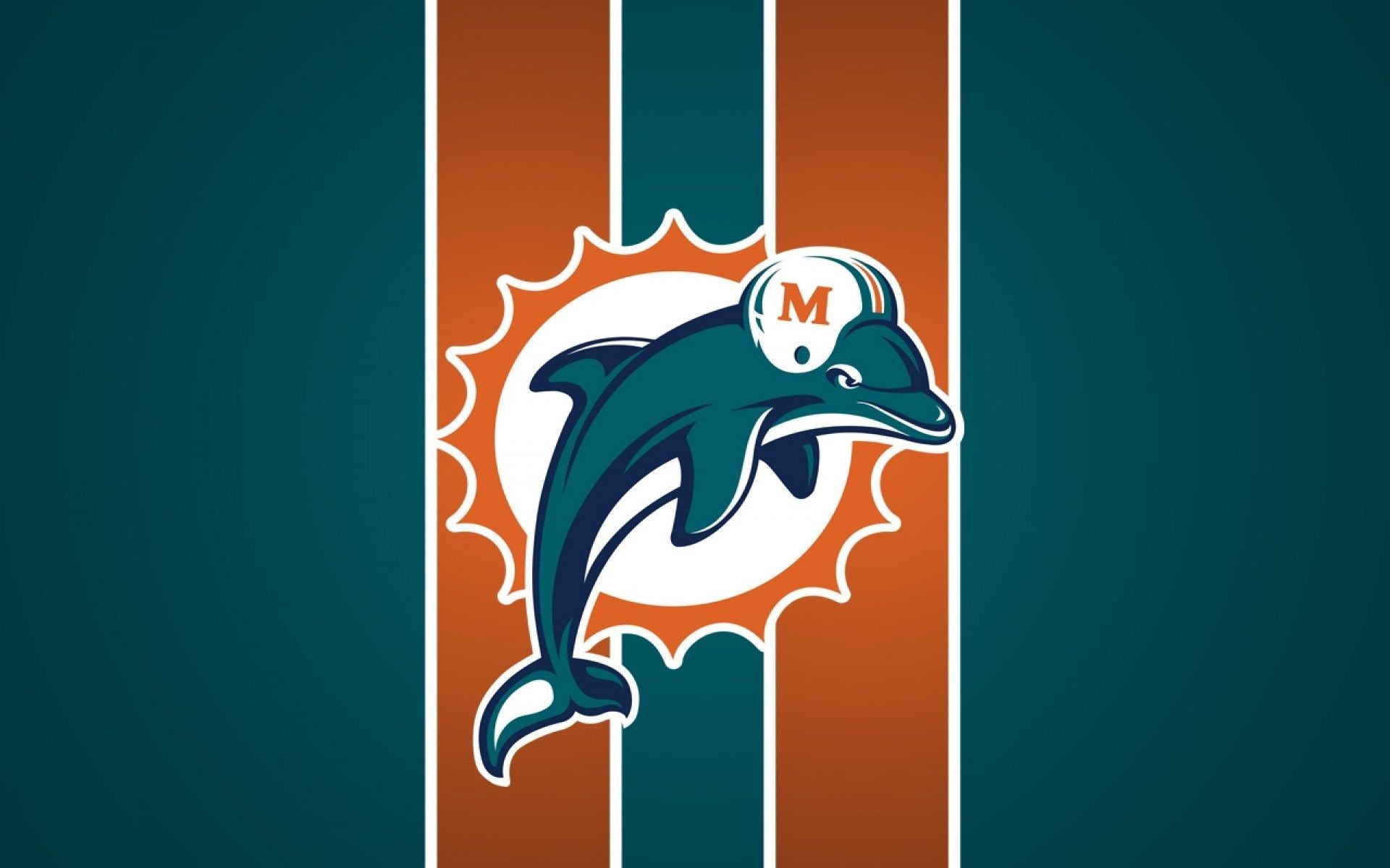 1920x1200 desktop miami dolphins logo wallpaper