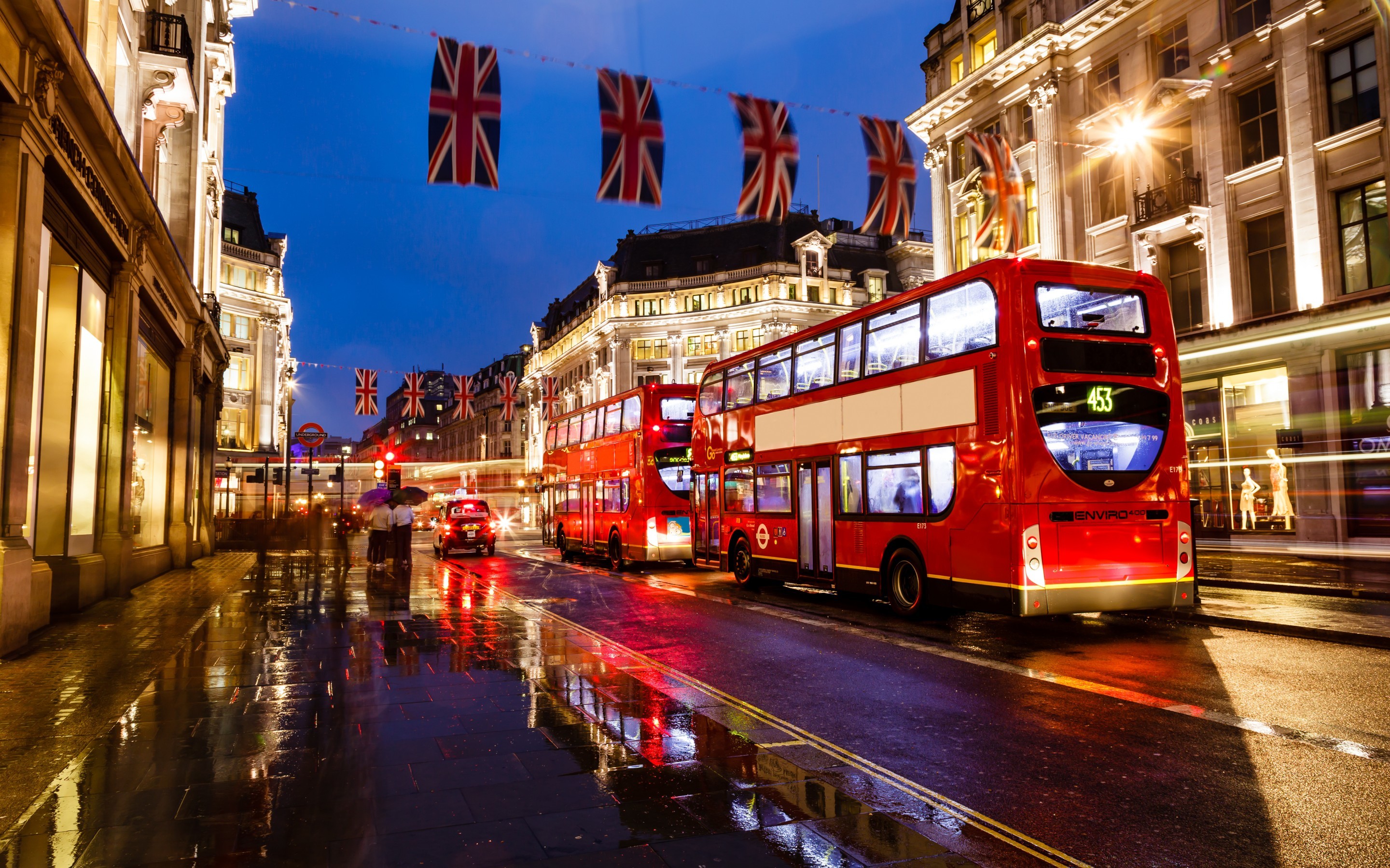 2880x1800 London Wallpapers HD BUS Red
