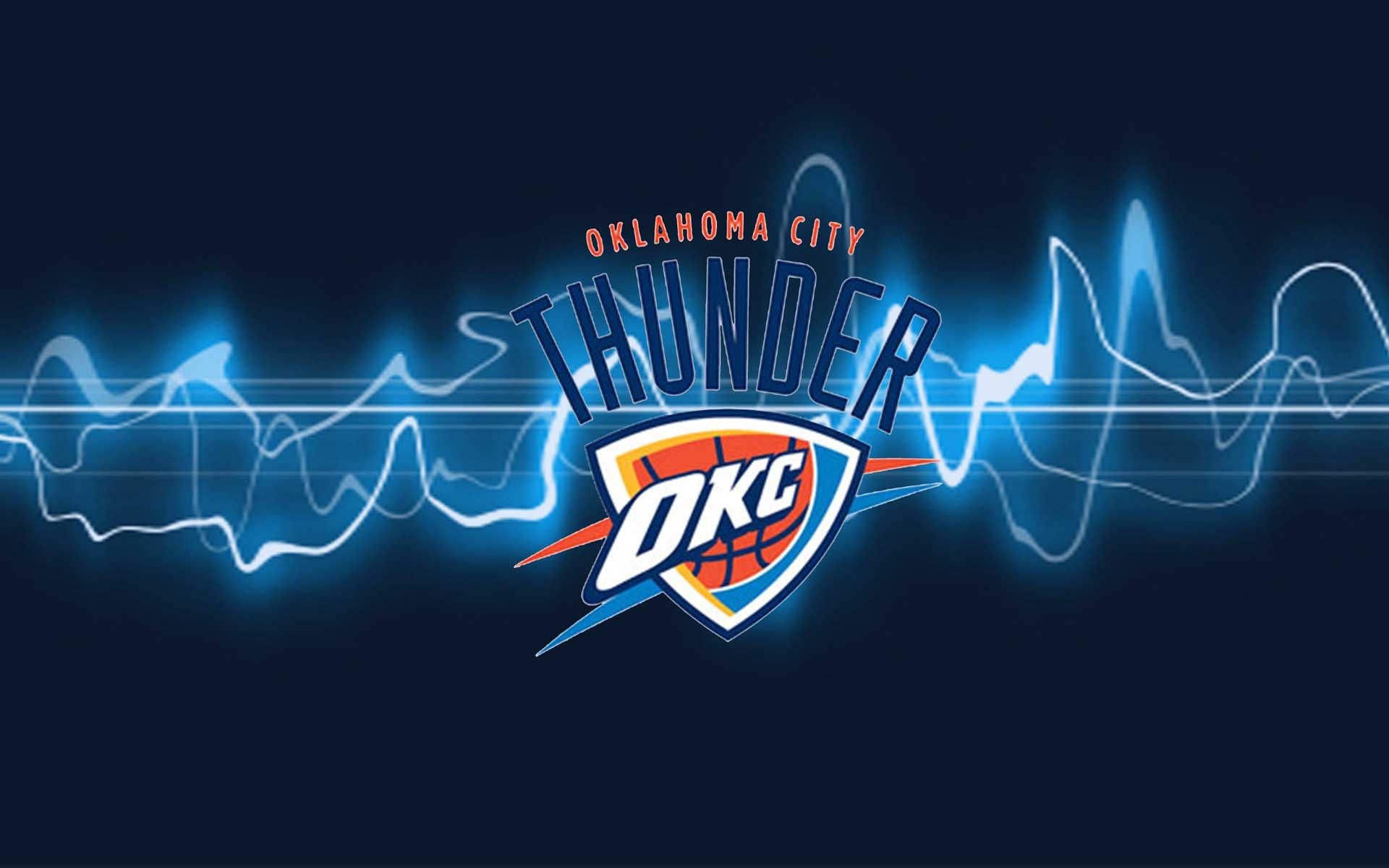 1920x1200 Oklahoma City Thunder Is With A Team Logo Wallpaper On Your