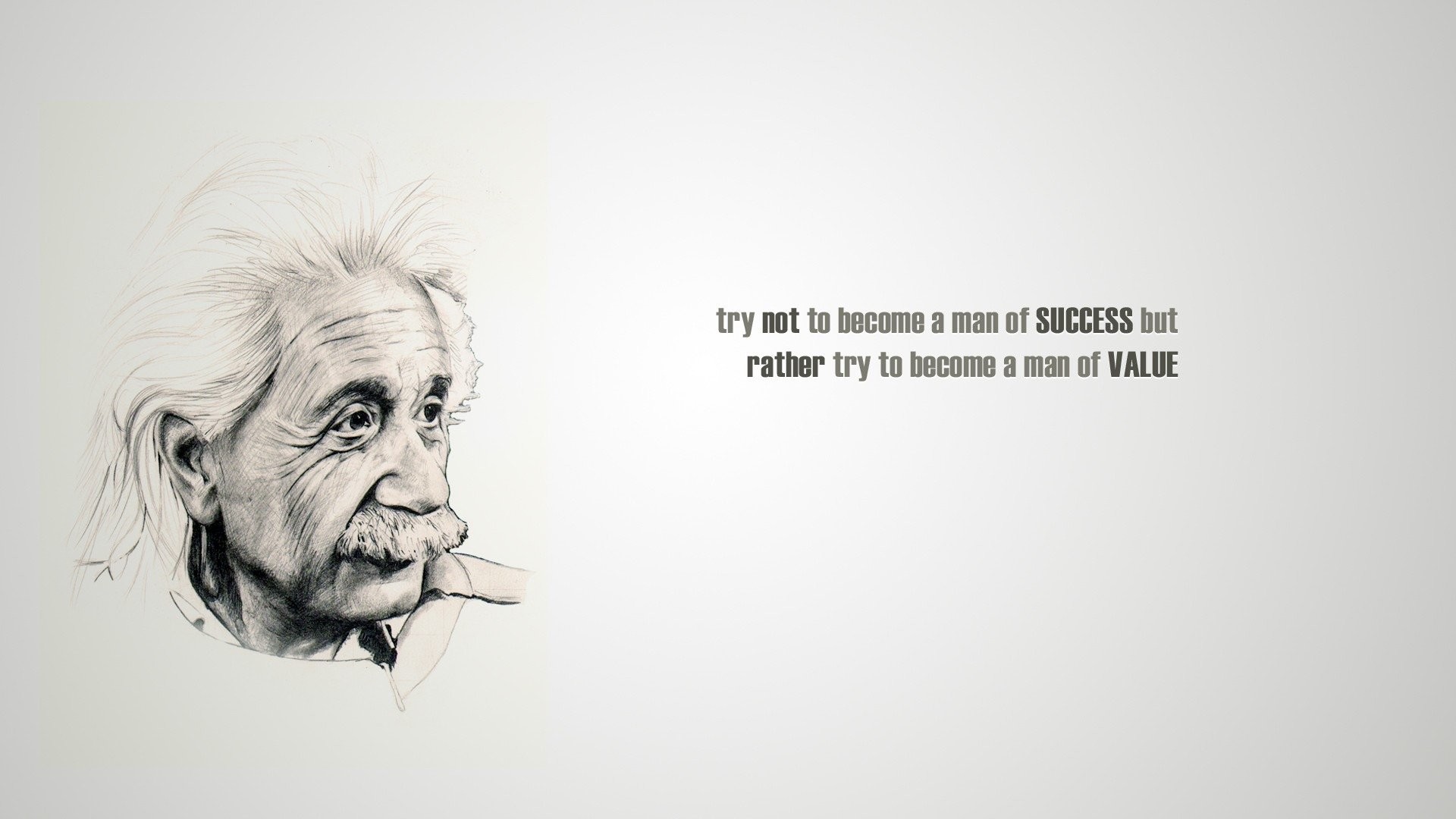 1920x1080 Verschiedenes - Zitat Albert Einstein Success Wallpaper