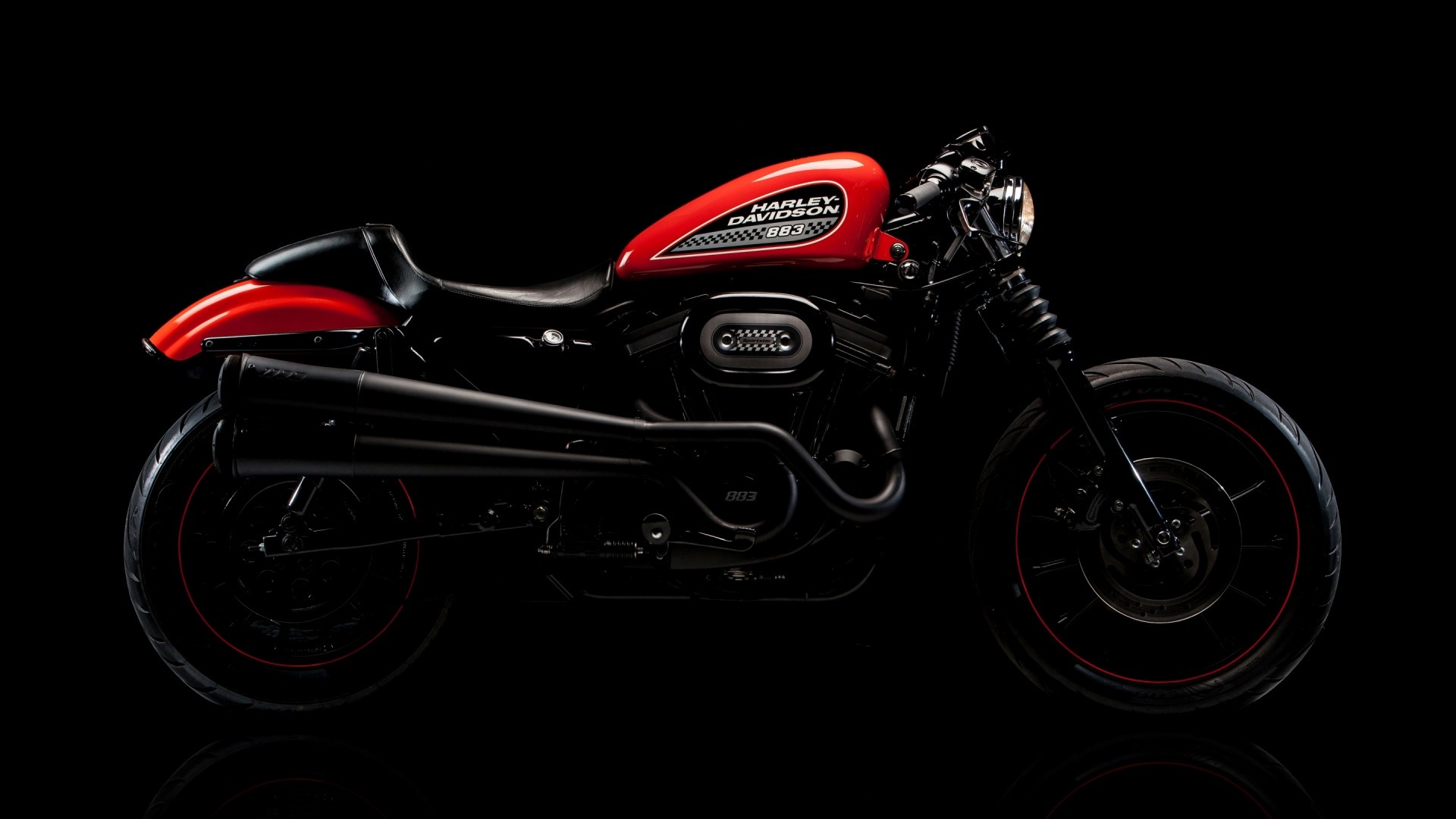 1920x1080 Harley Davidson 883R Sportster Cafe Racer