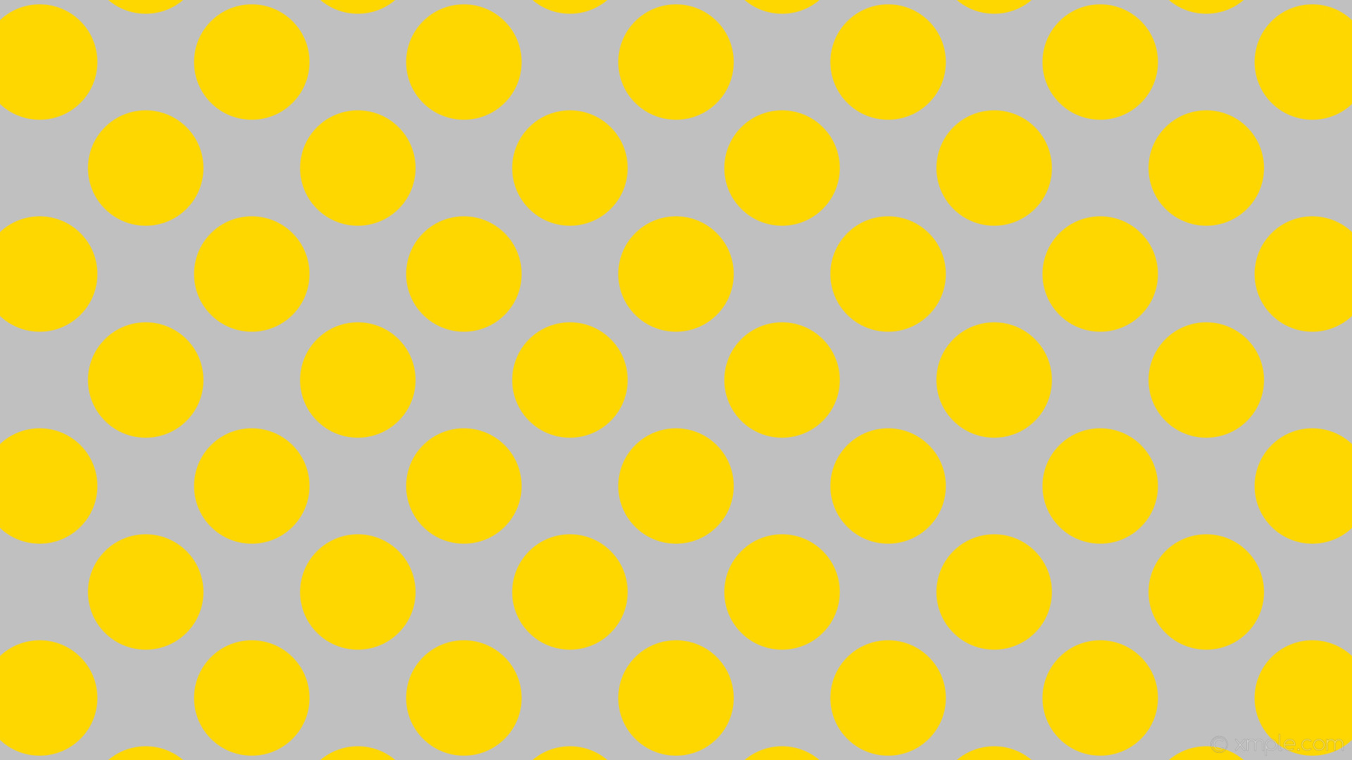 1920x1080 wallpaper polka dots spots grey yellow silver gold #c0c0c0 #ffd700 135Â°  164px 213px
