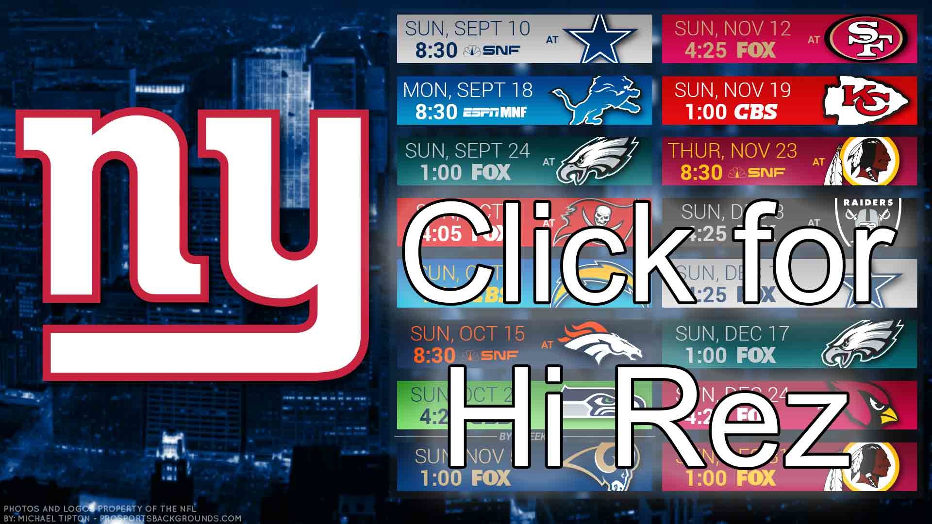 1920x1080 New York Giants 2017 schedule city football logo wallpaper free pc desktop  computer ...