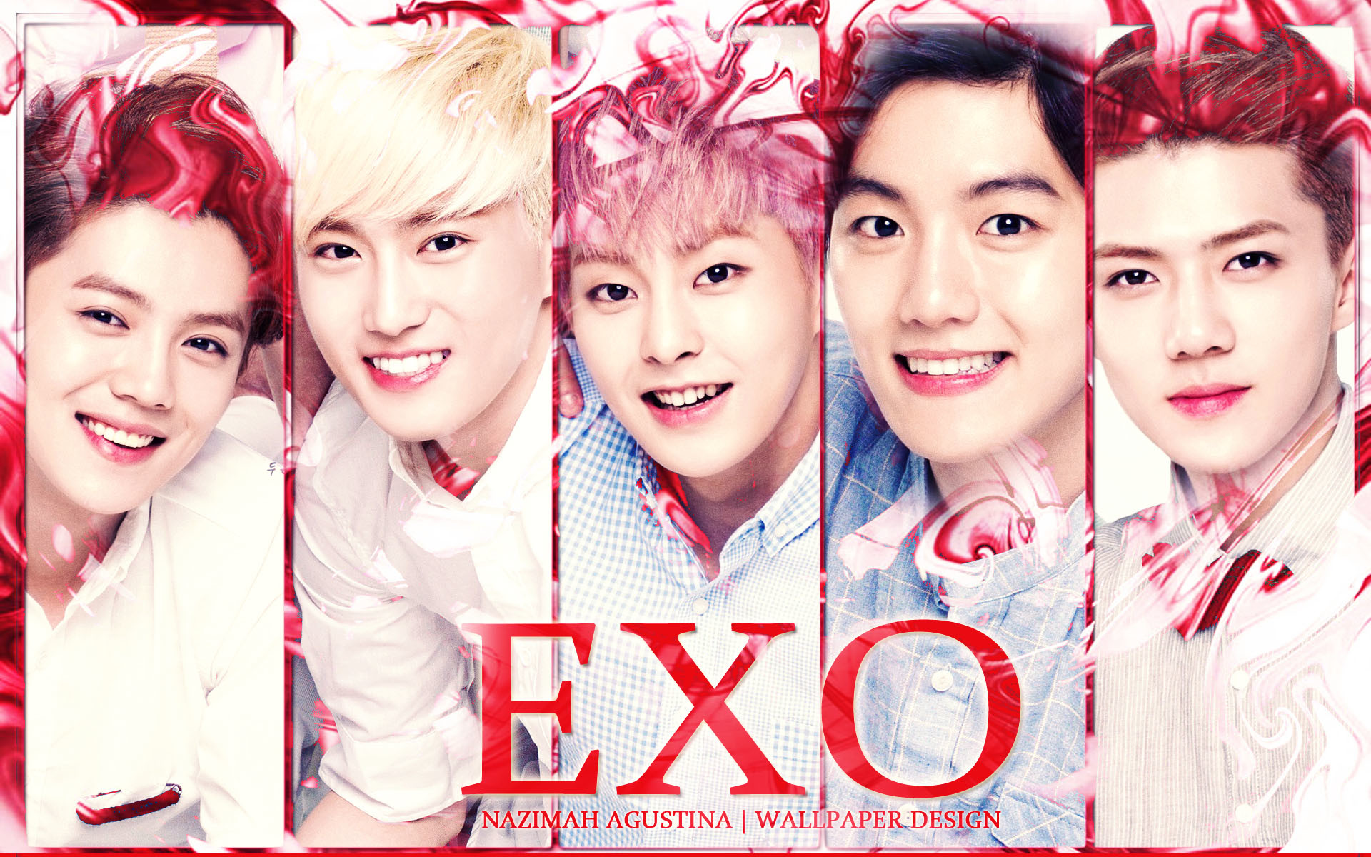 1920x1200 Wallpapers] Happy 3rd Anniversary EXO! | â¥ SMTown Graphic Design