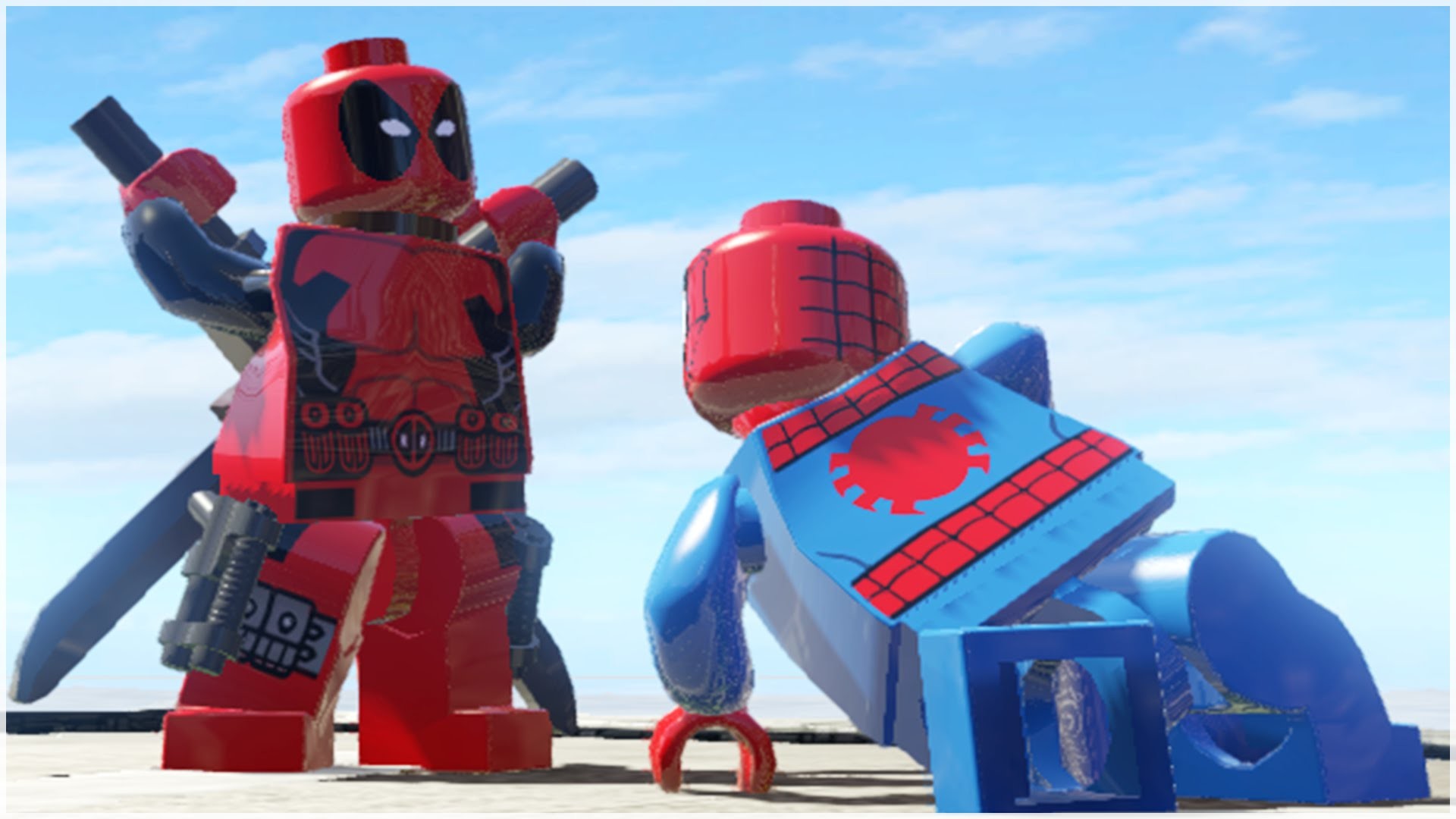 1920x1080 LEGO DEADPOOL VS LEGO SPIDER-MAN (SPIDERMAN) - CRAZY BATTLE (LEGO Marvel  Super Heroes)