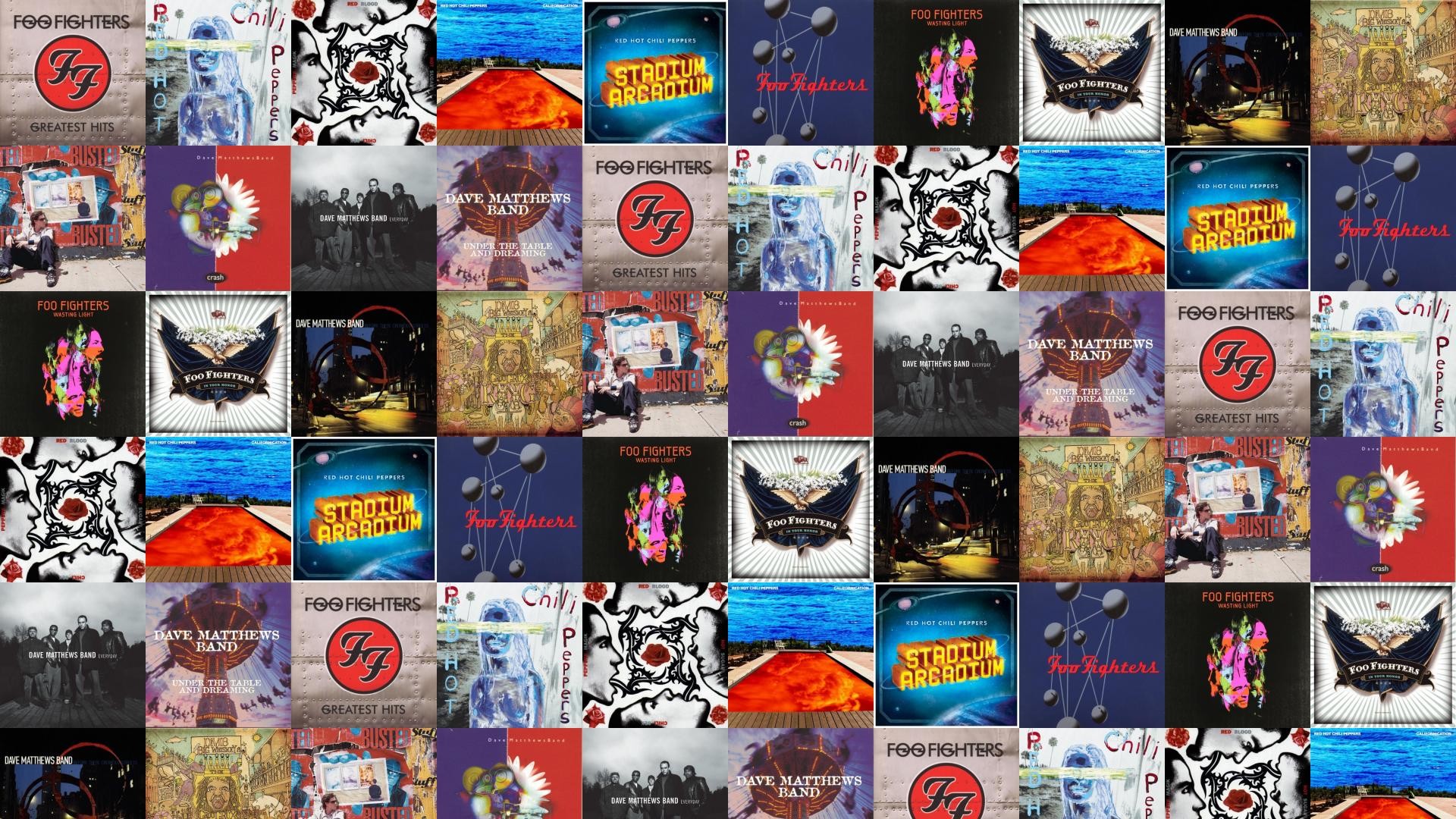 1920x1080 Foo Fighters Greatest Hits Red Hot Chilli Peppers Wallpaper Â« Tiled Desktop  Wallpaper