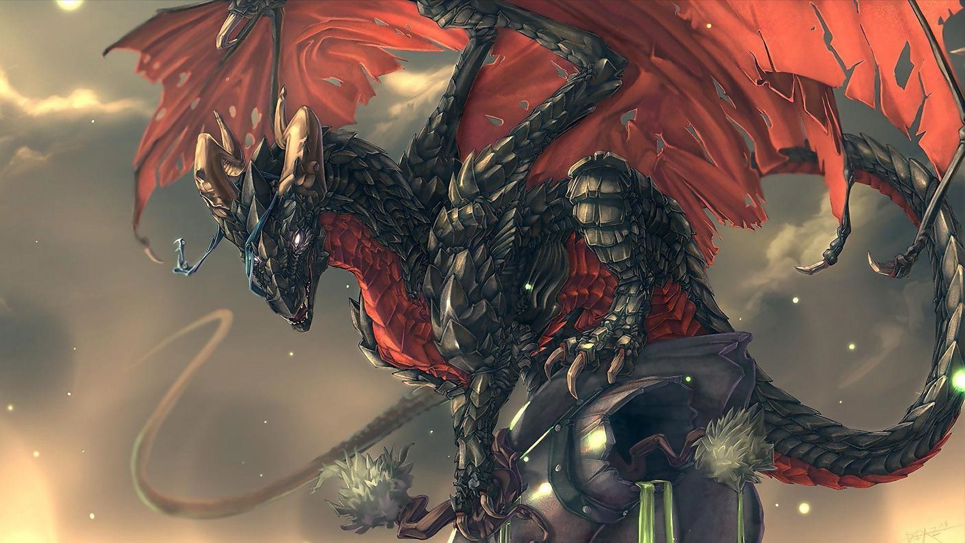 1920x1080 Wallpapers For > Black And Red Dragon Wallpapers