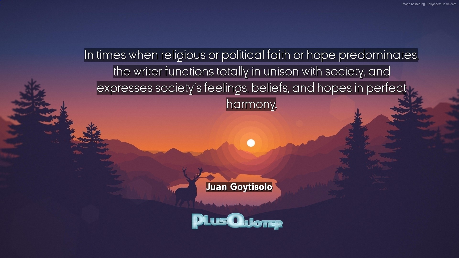 1920x1080 Download Wallpaper with inspirational Quotes- "In times when religious or  political faith or hope