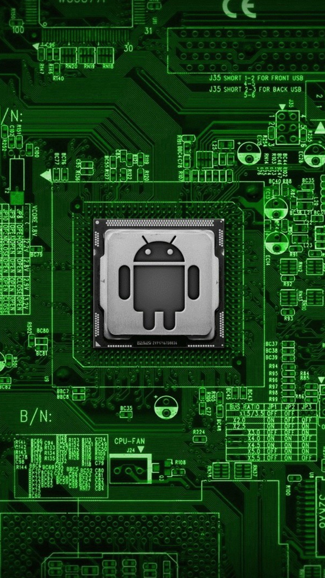 1080x1920 hd android circuit board mobile wallpapers 