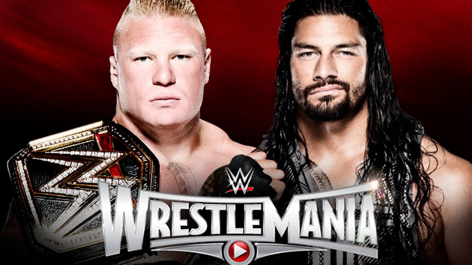 1920x1080 WWE Wrestlemania 31: Brock Lesnar vs Roman Reigns