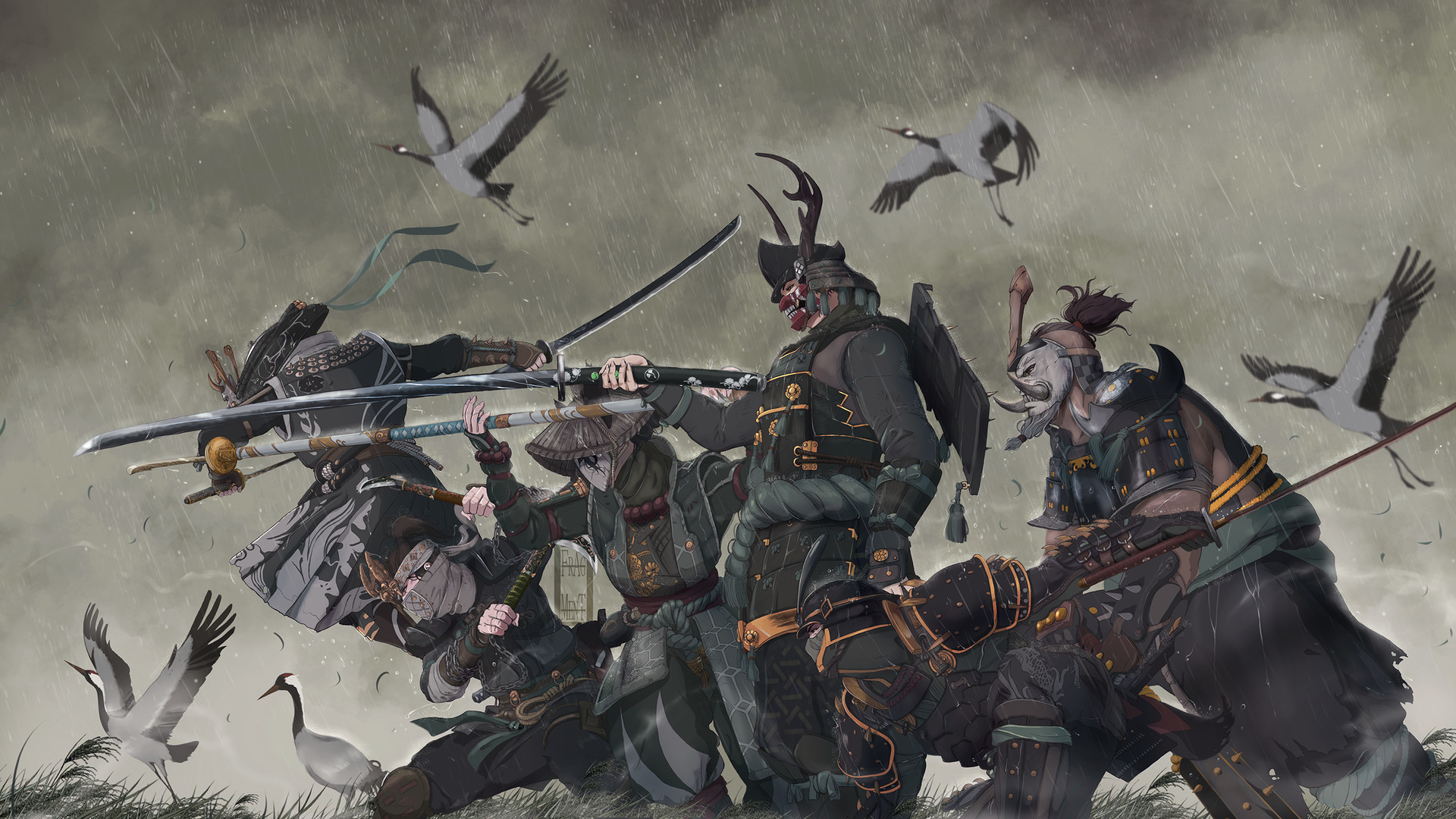 1920x1080 For Honor - The Dance of the Cranes