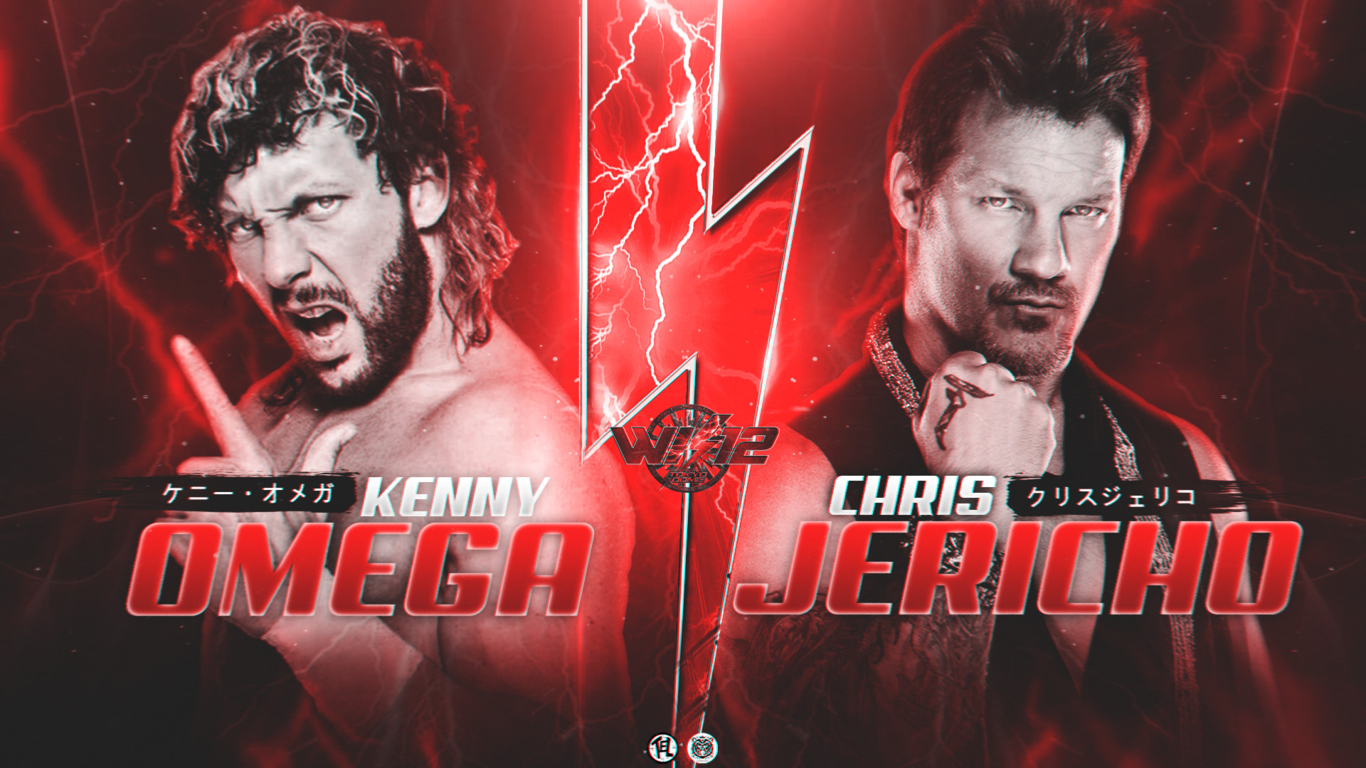 1920x1080 ... Kenny Omega vs Chris Jericho - WK 12 Custom Card by LastSurvivorY2J