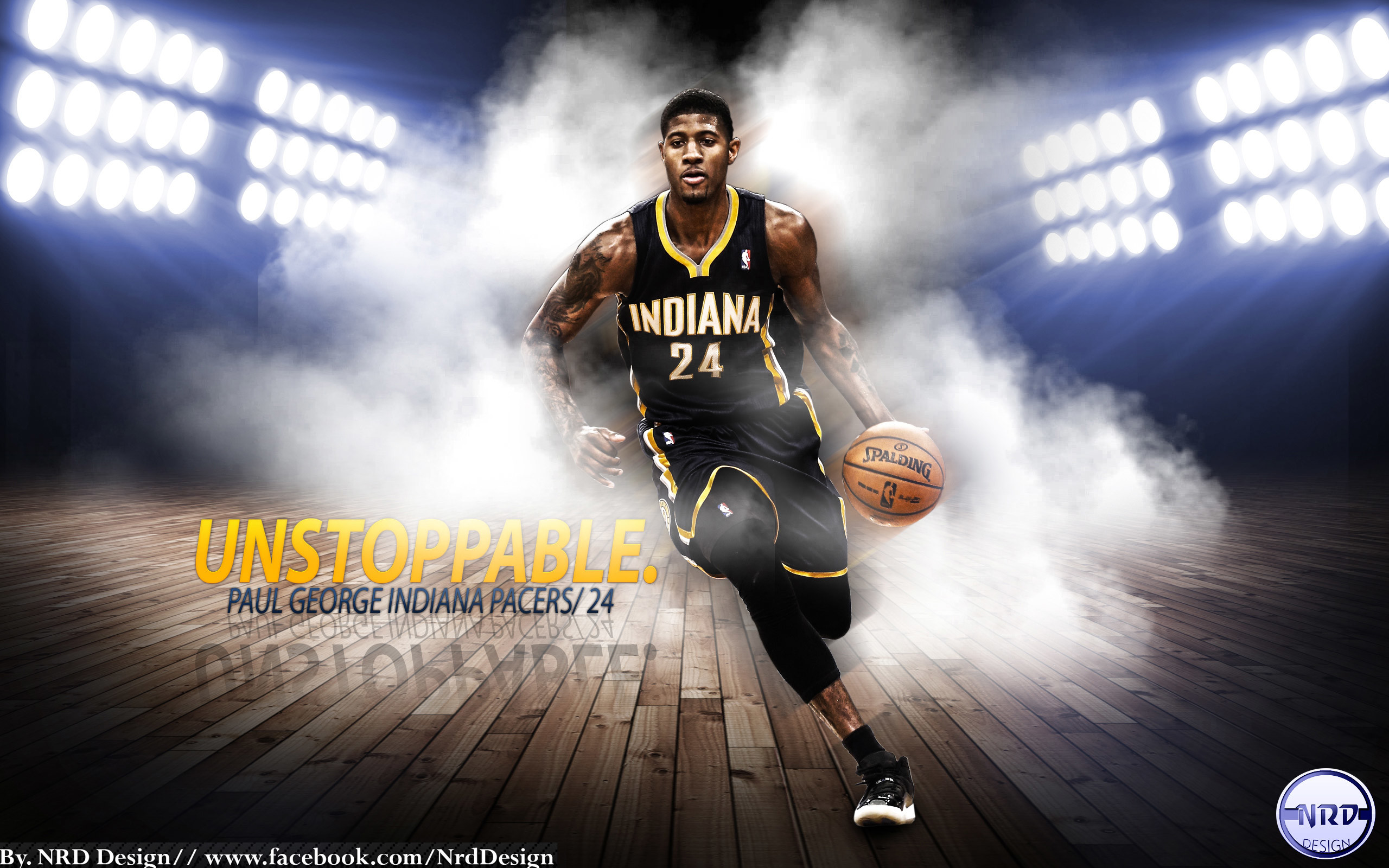 2560x1600 Indiana Pacers Paul George Wallpaper