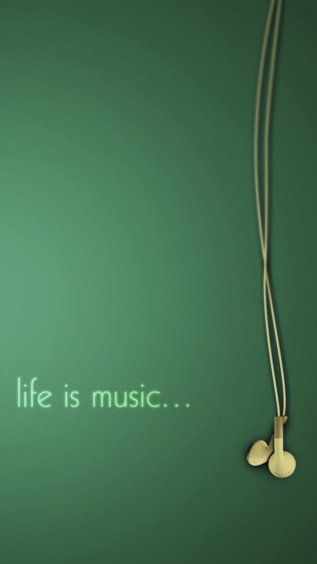 1080x1920 Life Is Music Simple Art #iPhone #7 #wallpaper