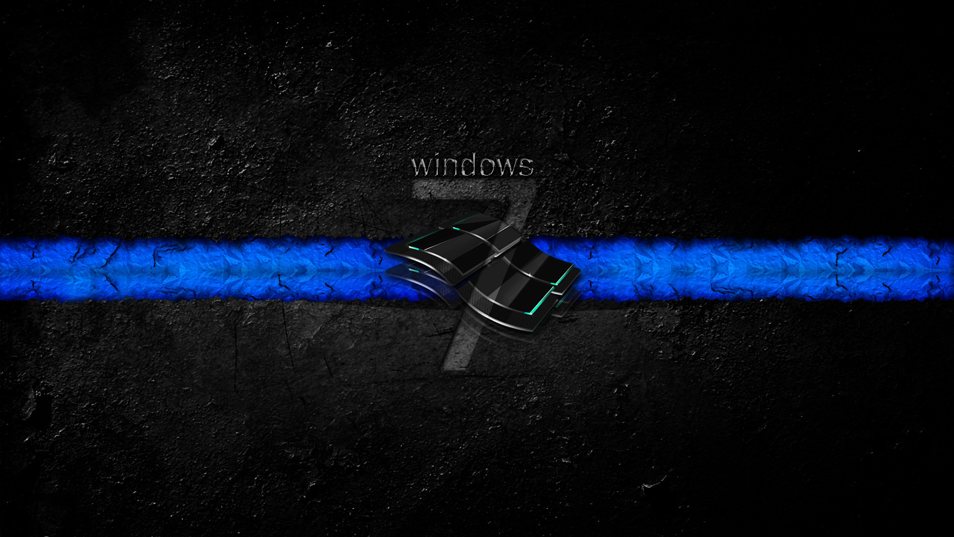 1920x1080 Dark Blue Windows 7 Desktop Backgrounds