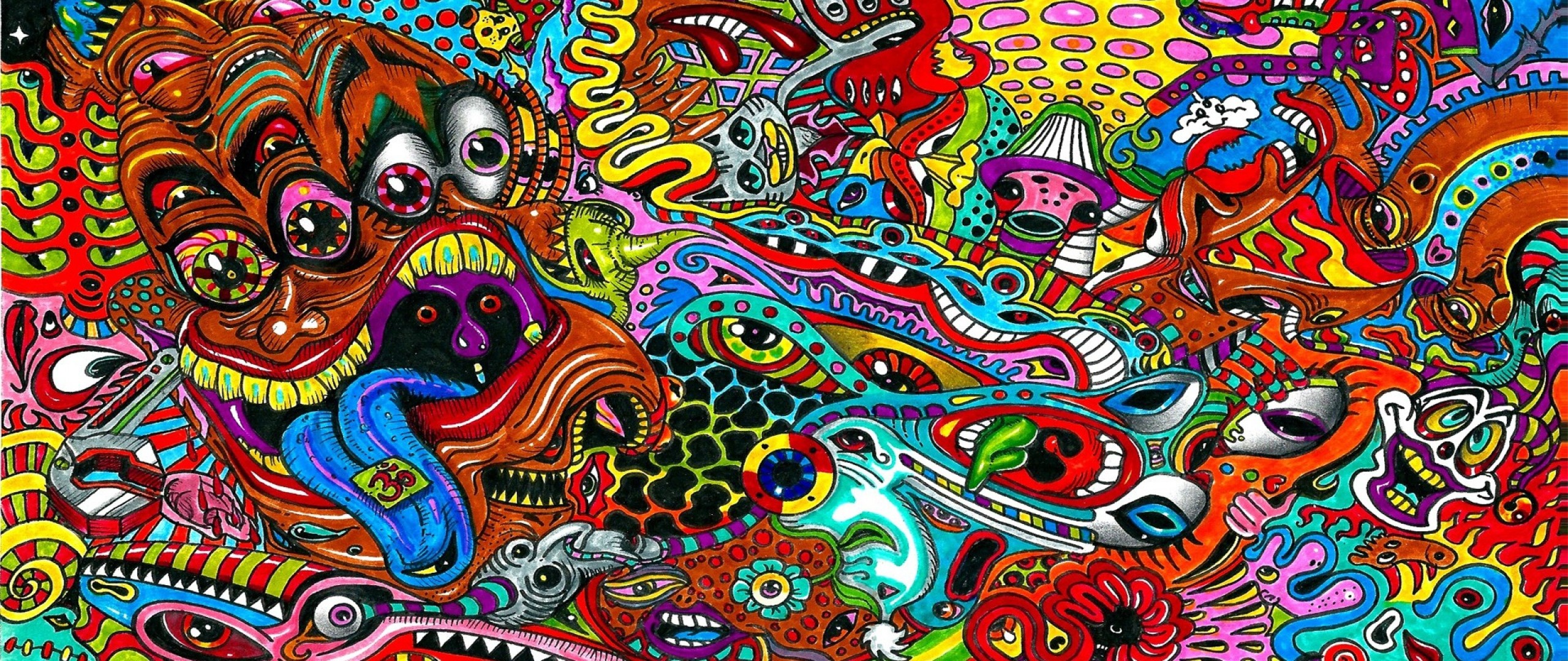2560x1080 Psychedelic Wallpapers