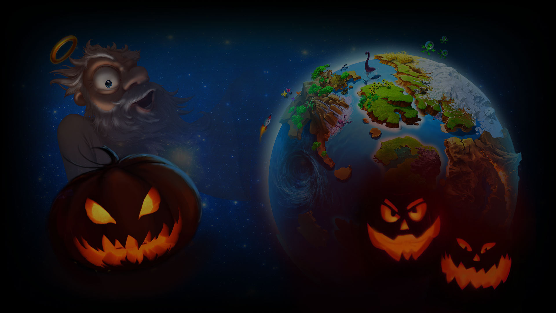 1920x1080 Image - Doodle God Background Doodle God Halloween Background.jpg | Steam  Trading Cards Wiki | FANDOM powered by Wikia