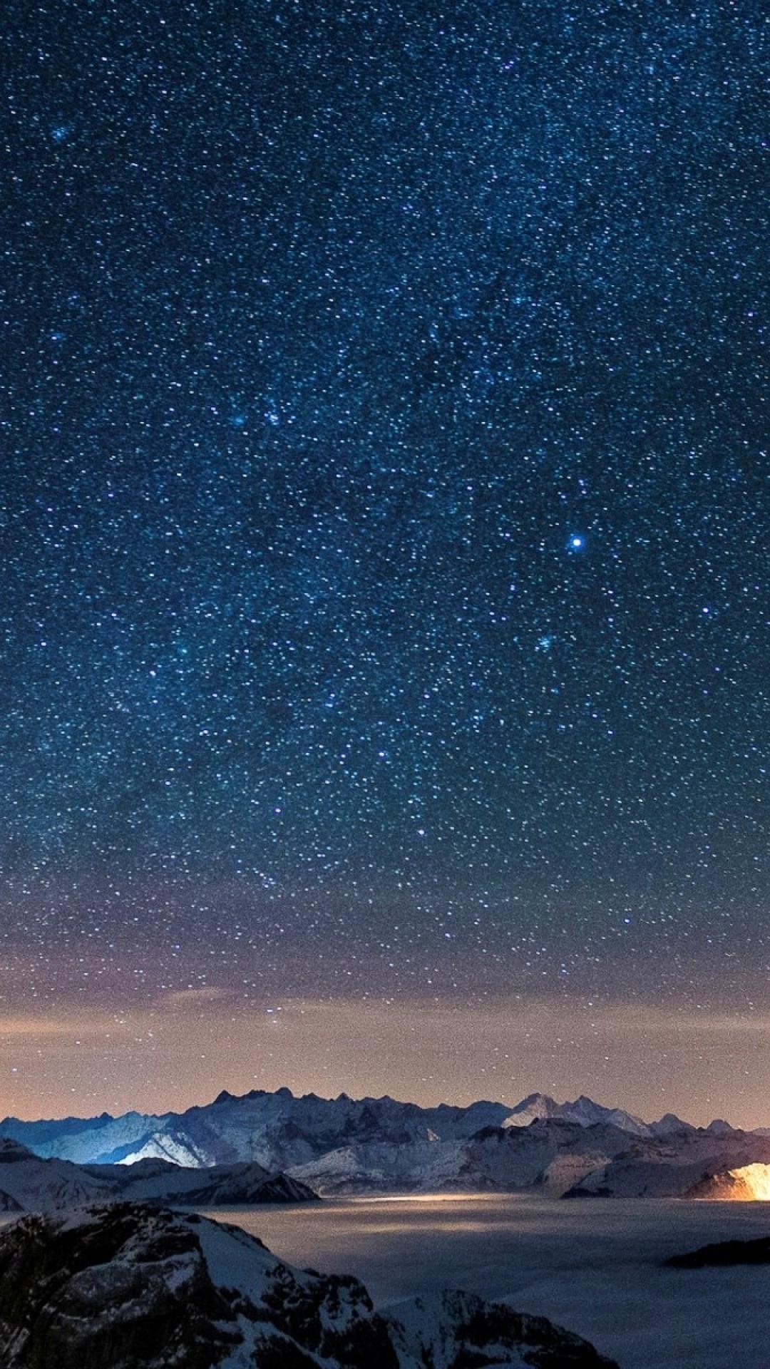 1080x1920 Beautiful starry sky iPhone wallpaper