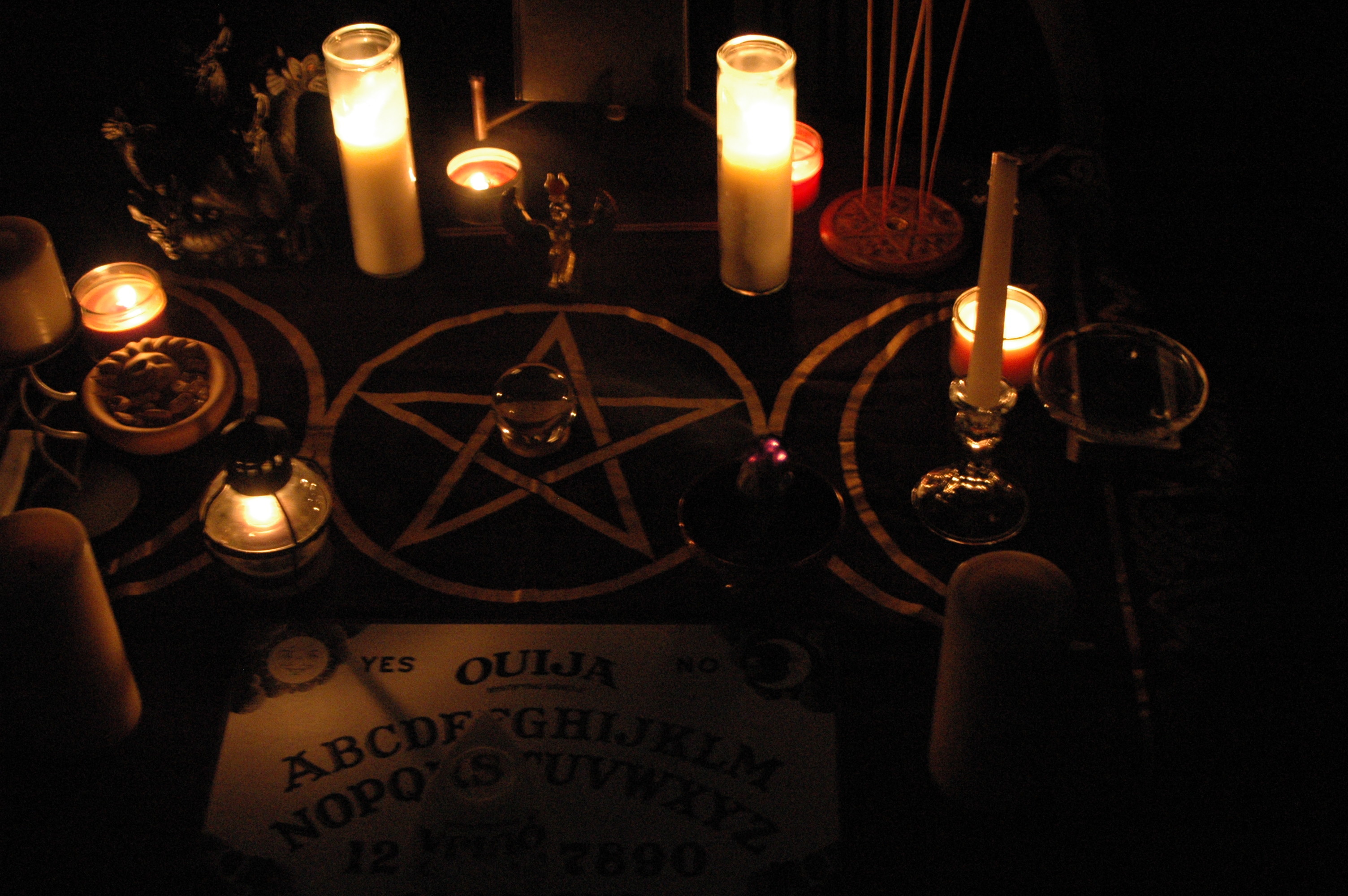 3008x2000 1366x768 Wallpapers For > Wiccan Pentacle Wallpaper