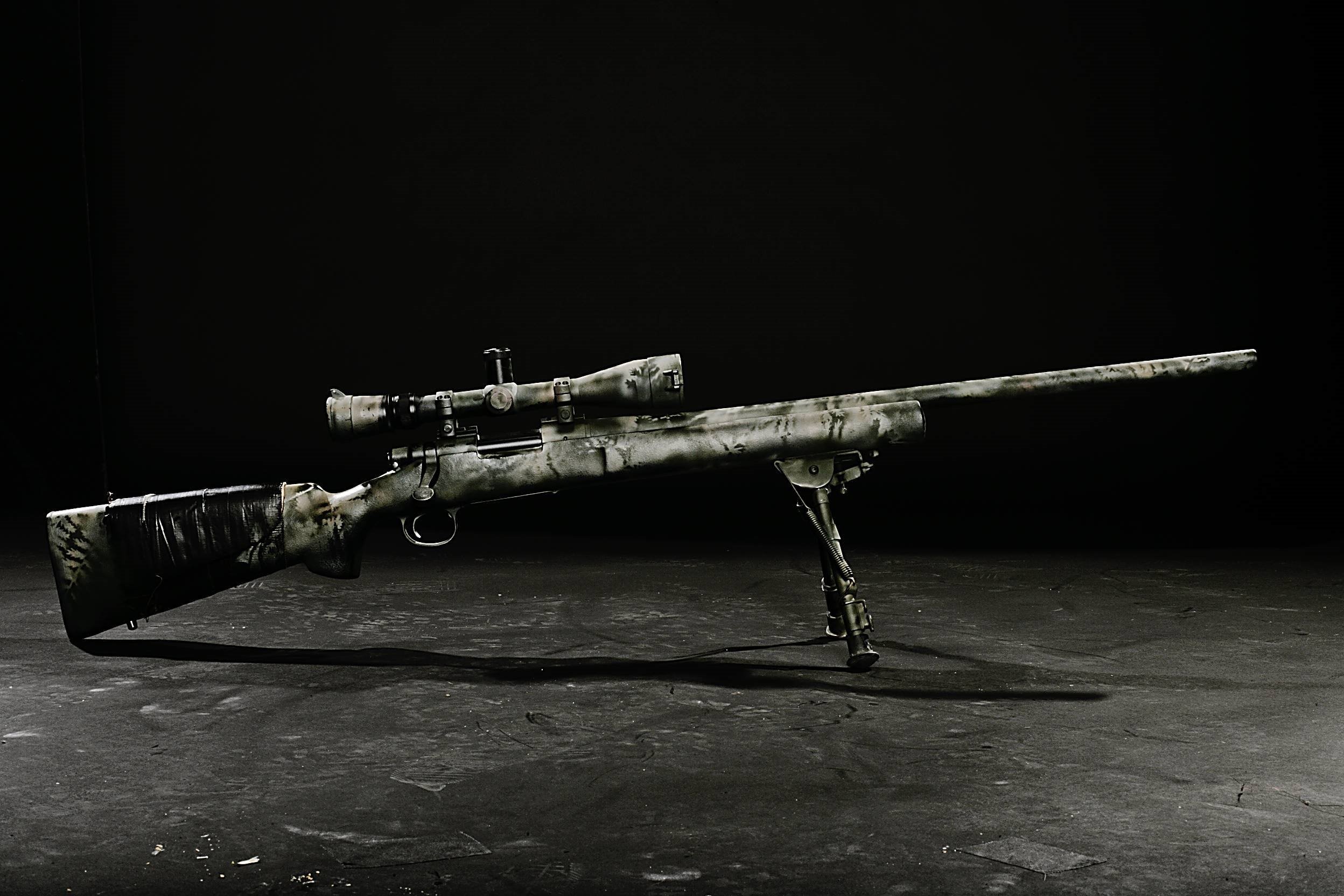 2496x1664 General  gun sniper rifle rifles scopes Remington M24 SWS